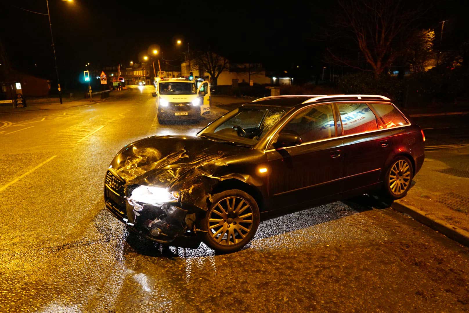 Teenager arrested following collision with bus in stolen car starbeck HArrogate