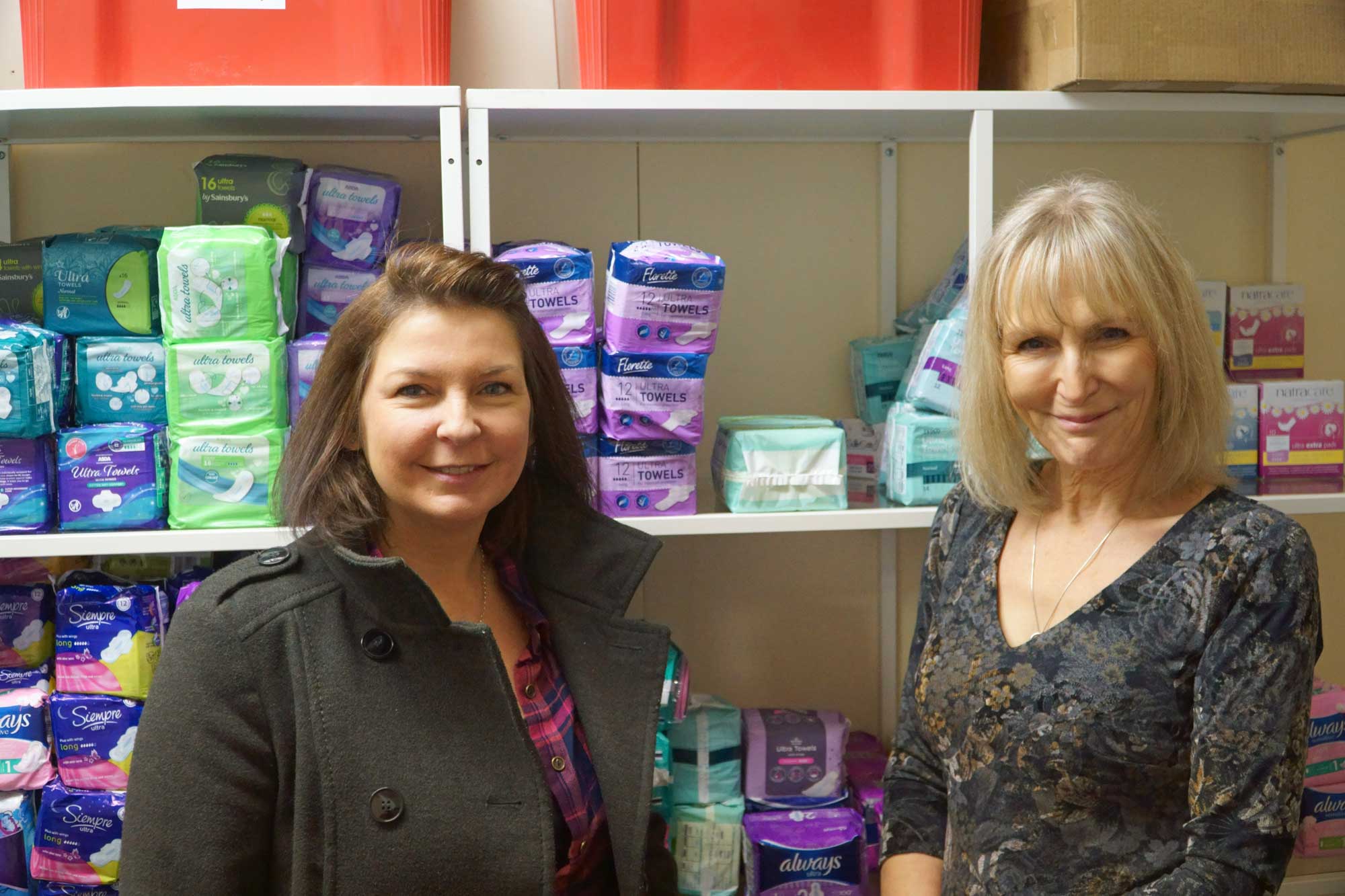 Charity Support! Disability Action Chief Executive Jackie Snape, left, and Jay Kelly