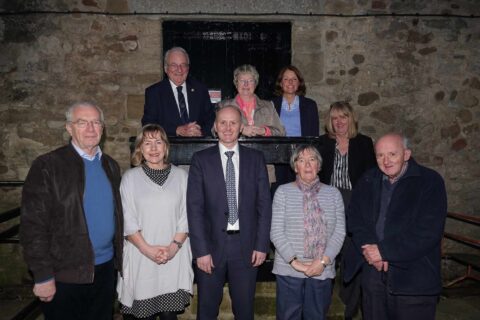 Attendees at Ripon Community Link’s annual general meeting are (from left) Barry Kay, Founder and President; The Mayor of Ripon, Coun Pauline McHardy; Victoria Ashley, Ripon Community Link Interim Chief Executive; Don Hanson, trustee; Carolyn Sands, trustee; Andrew Marson, trustee; Loretta Williams, trustee; Kathryn Harrison, Ripon Community Link Chair; and David Mortimer, trustee