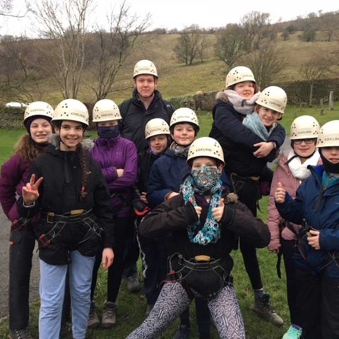 Students enjoyed a range of outdoor activities during their stay at Marrick Priory