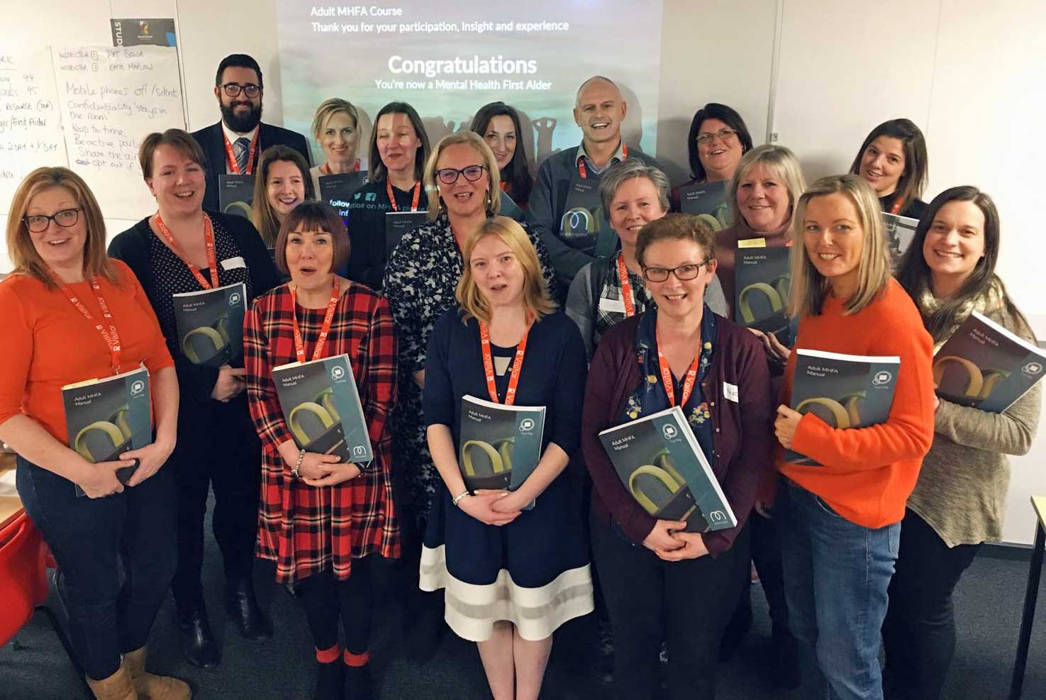 Mental Health First Course participants-Feb 2019