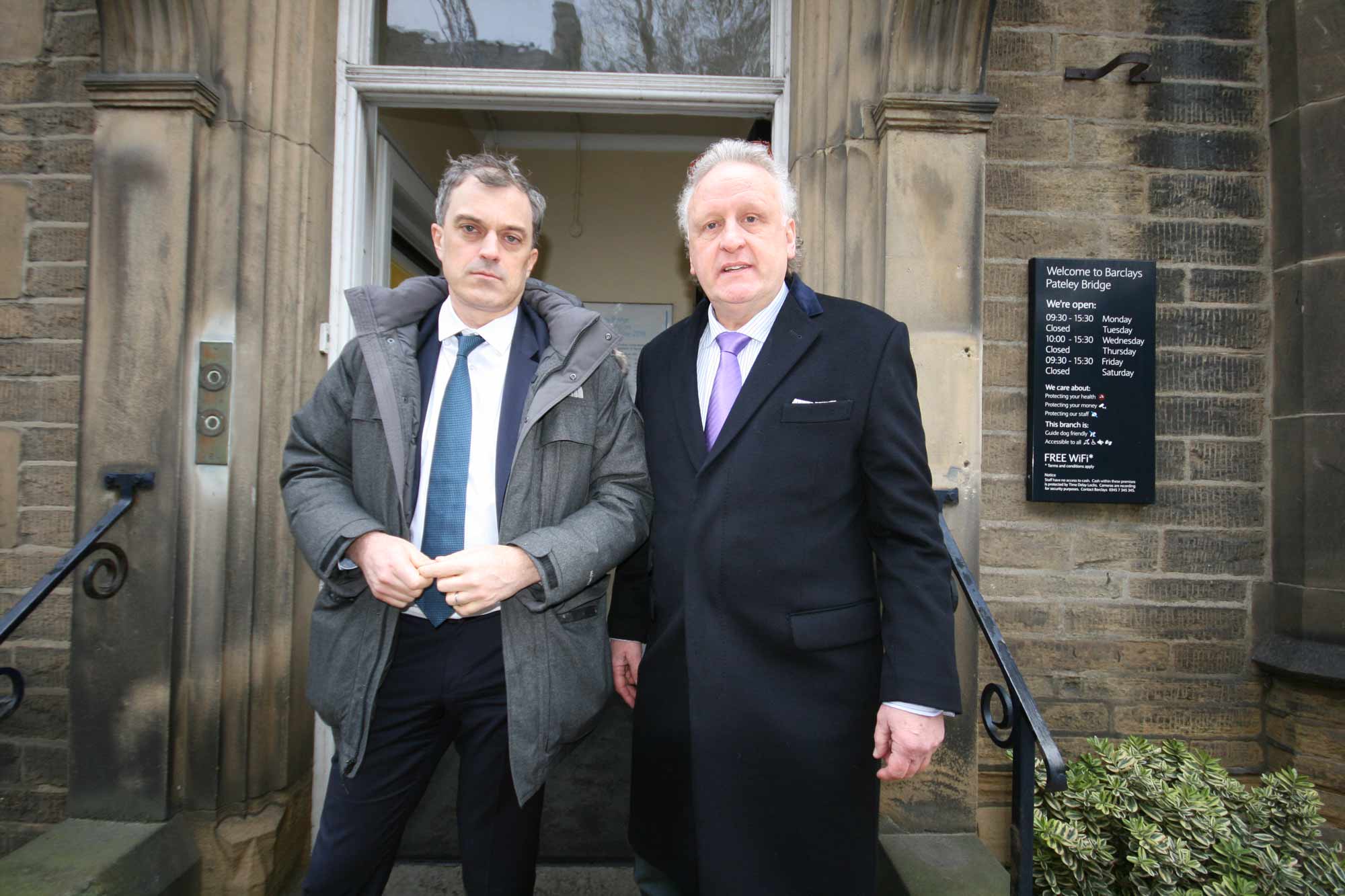 Julian Smith MP and Keith Tordoff MBE, Chairman Nidderdale Chamber of Trade