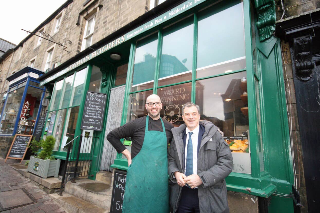 Paul Kendall (Kendall’s Farm Butchers), Julian Smith MP