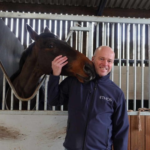 Chris Brown, Ethos Asset Finance’s MD, as his company prepares to support Point to Point racing in Yorkshire