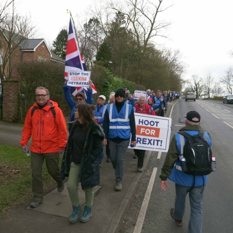 March To Leave stops off in Knaresborough