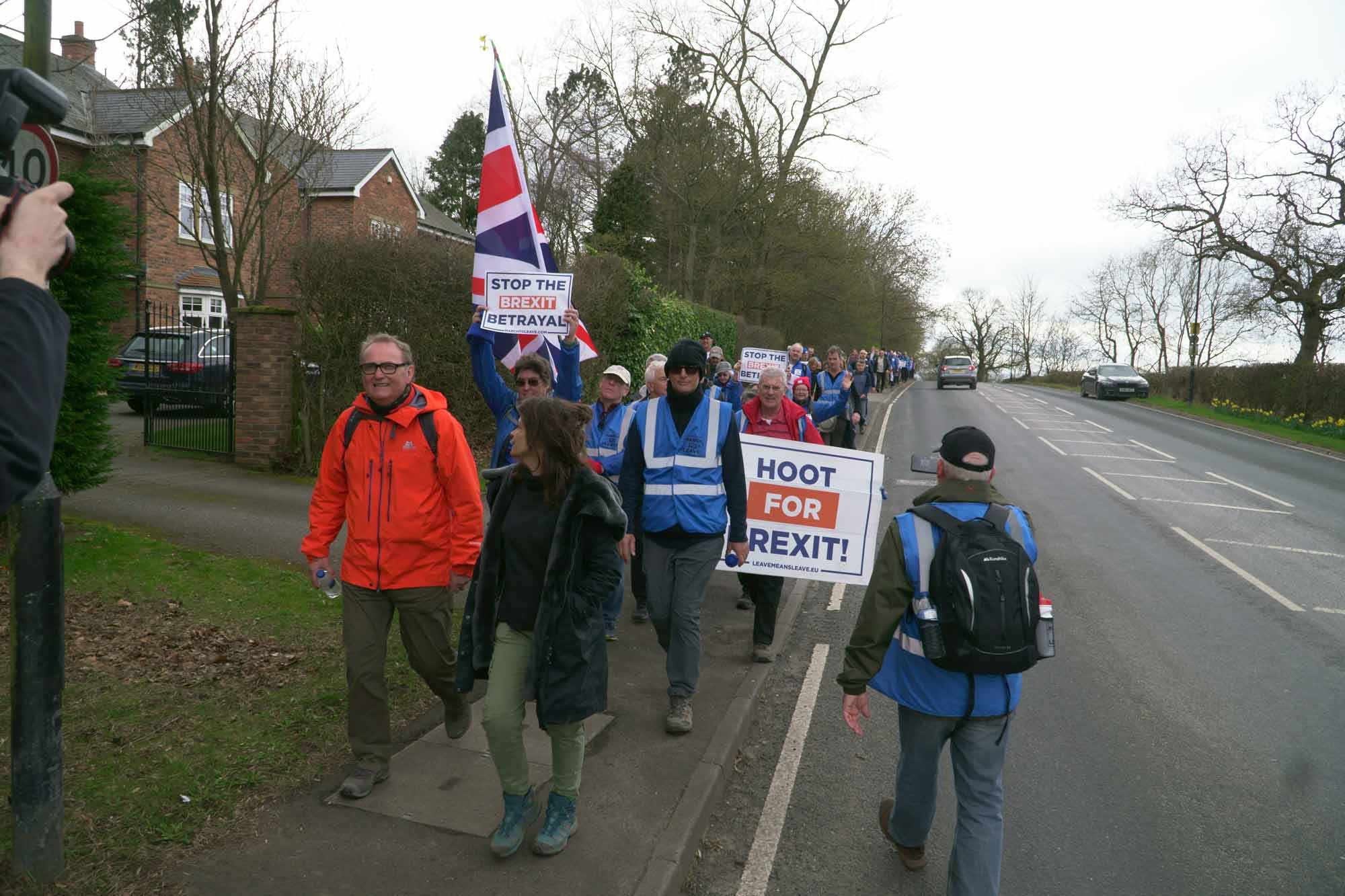 March To Leave stops off in Knaresborough