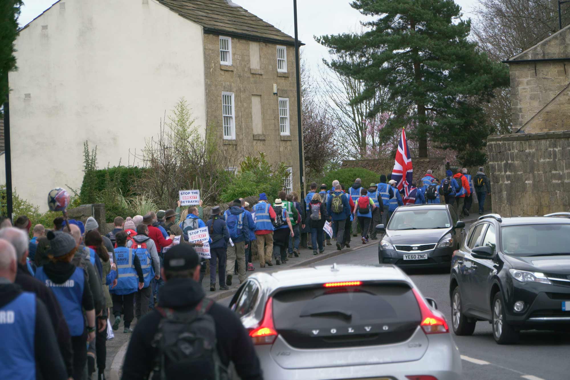 March To Leave stops off in Knaresborough