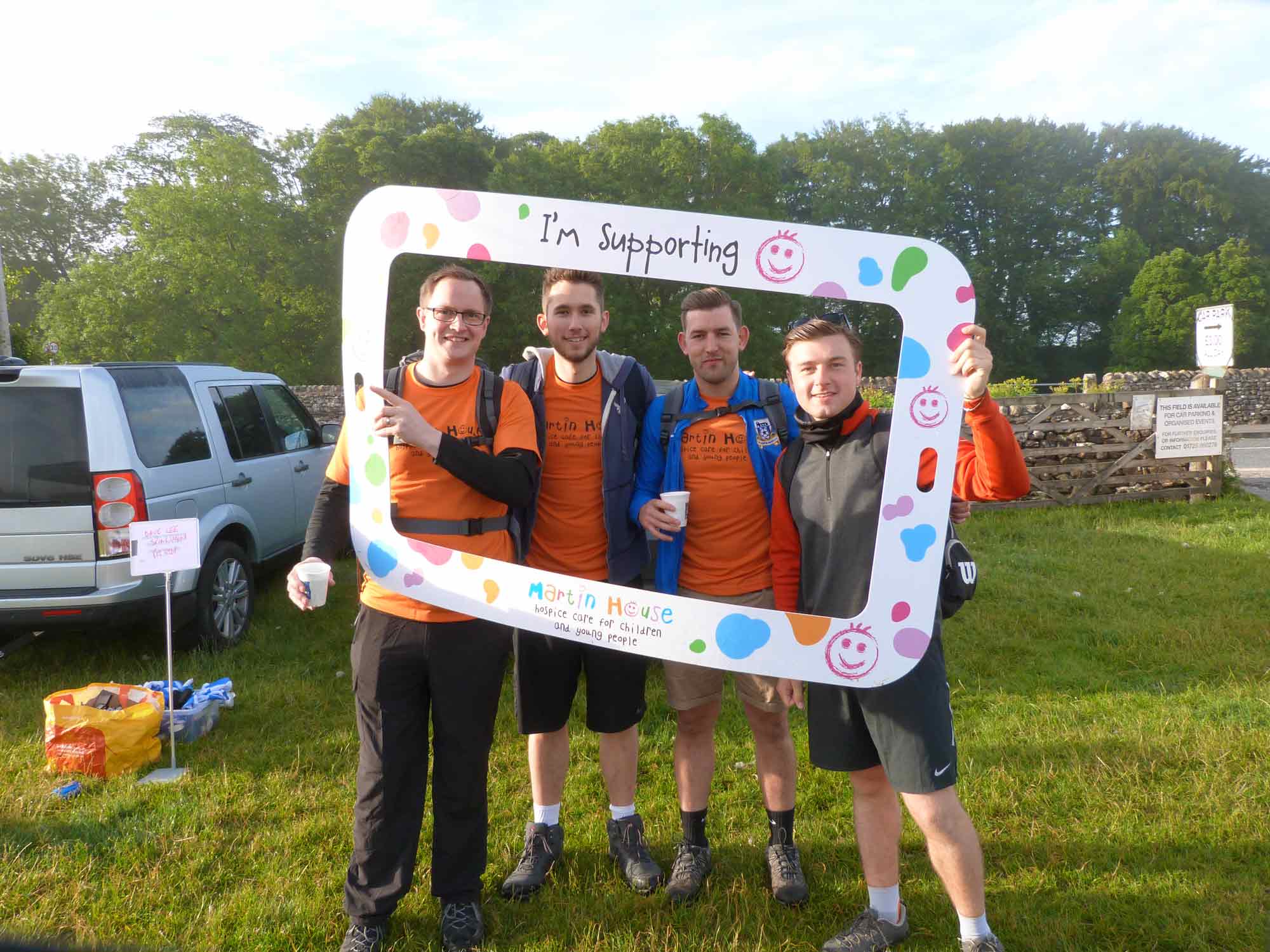 Walkers taking part in last year’s Martin House Yorkshire Three Peaks