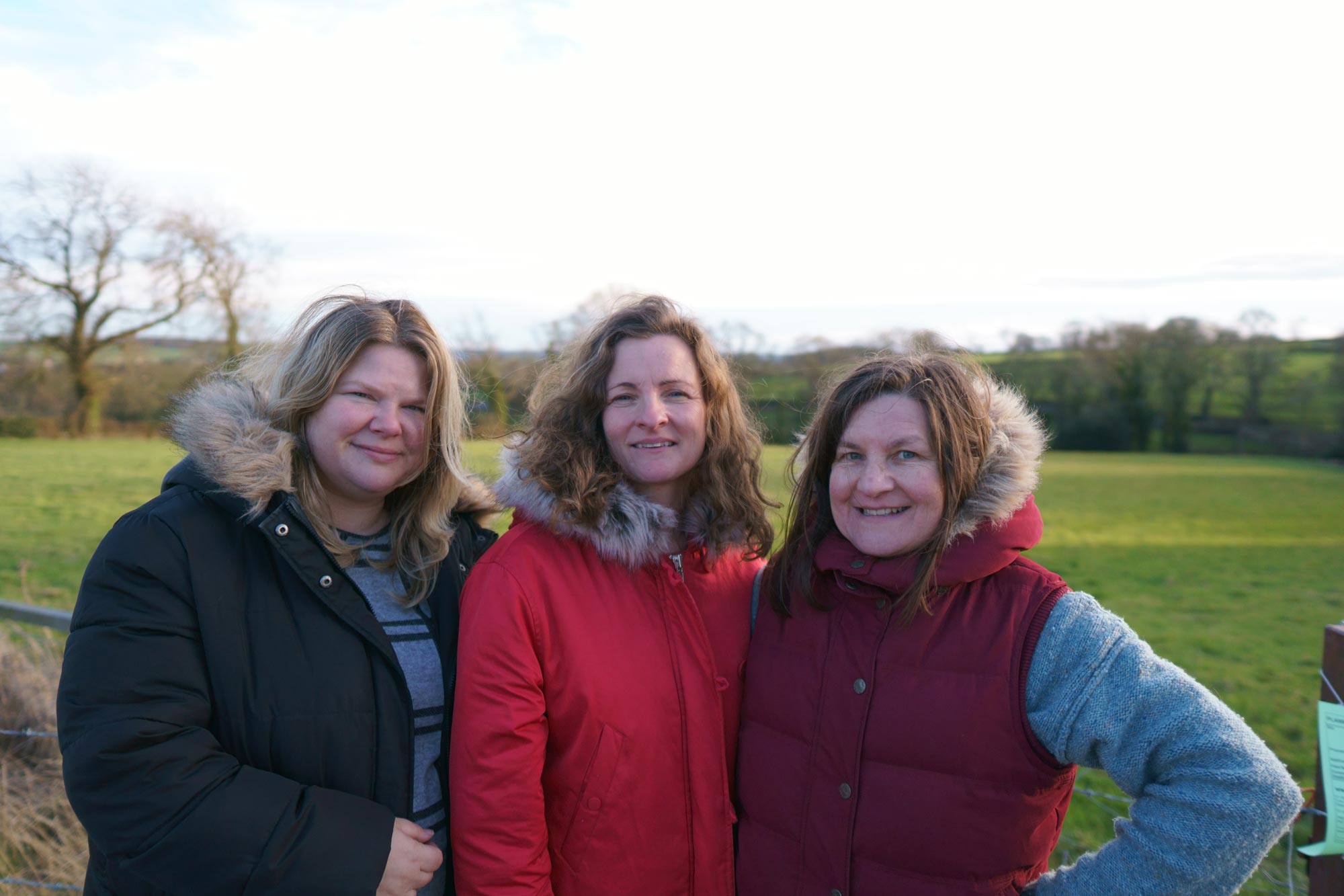 Shona Oxtoby, Jackie Charlesworth and Valetta Moyle