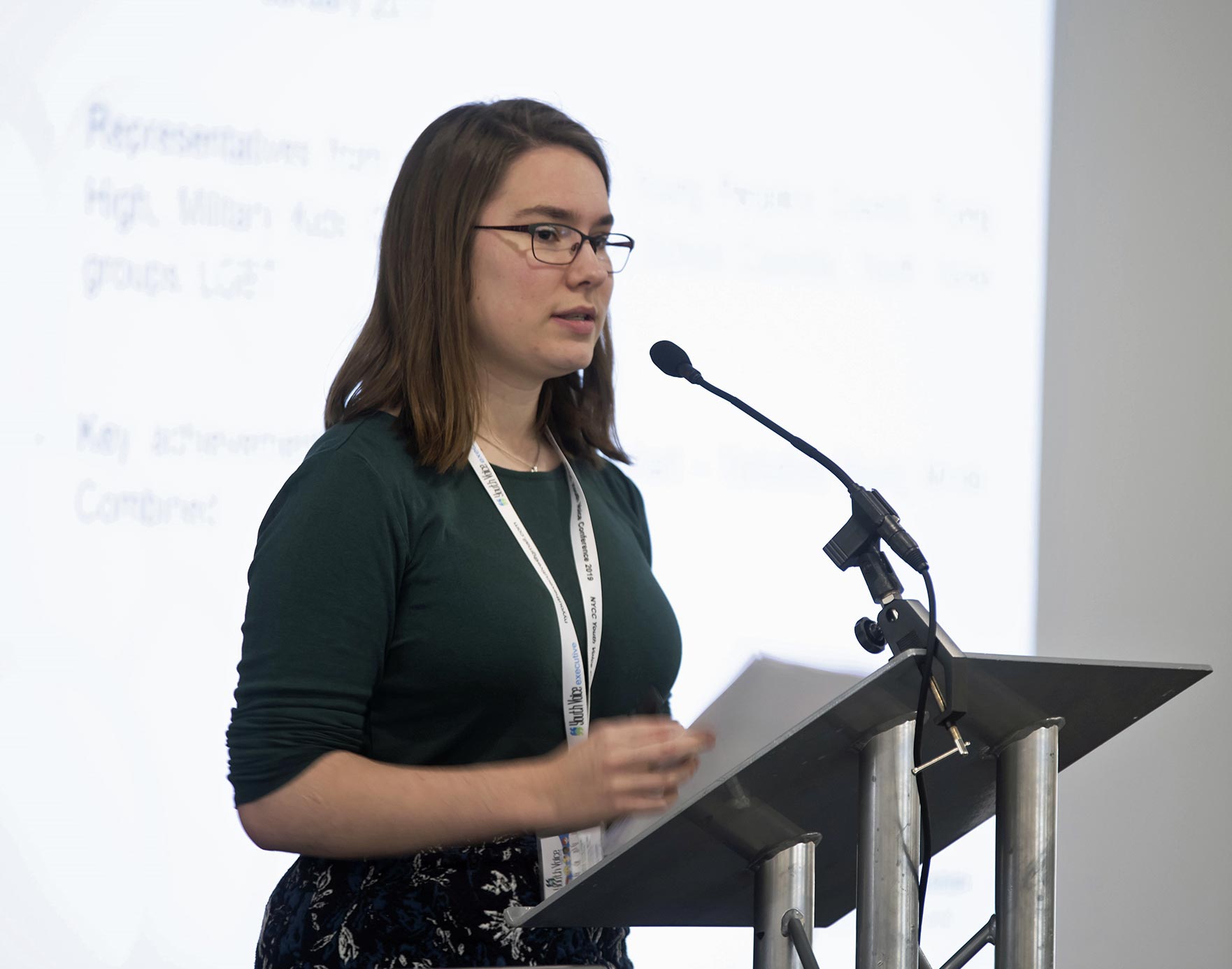 Aimee Walker, vice chair of the Youth Voice Executive