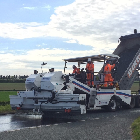 The county council’s surface dressing programme is now under way