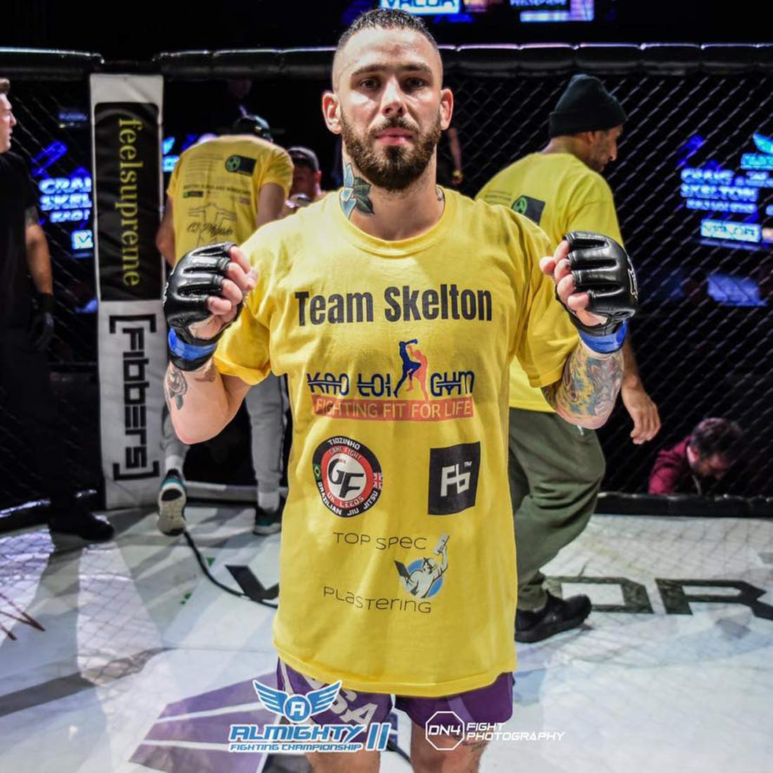 Professional MMA fighter Craig Skelton made a victorious return to the cage at the Almighty Fighting Championships at the O2 Academy in Leeds
