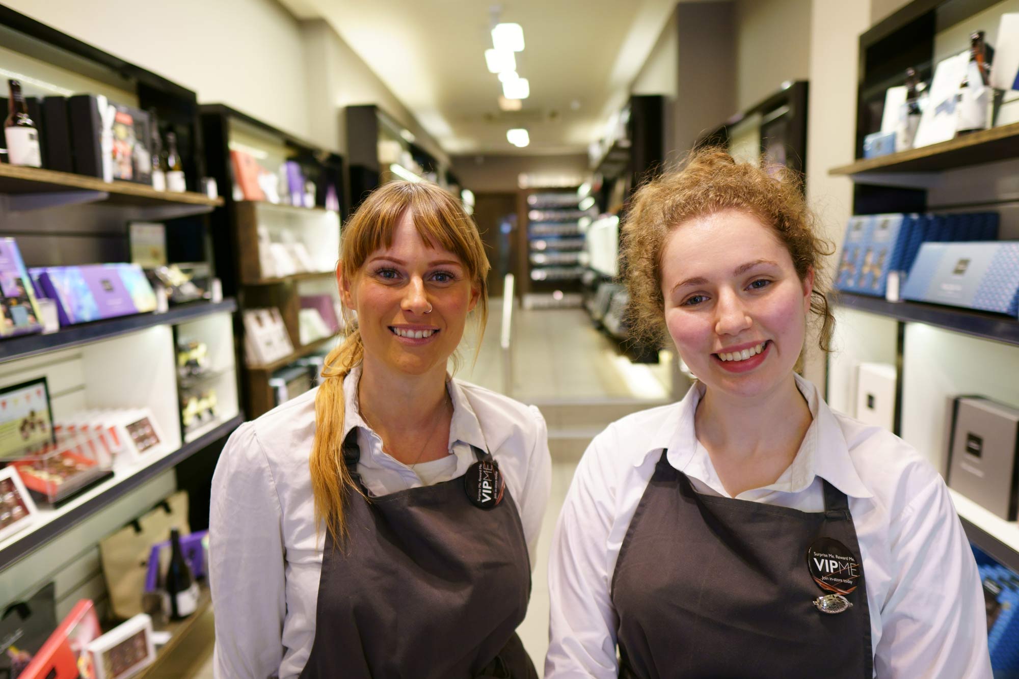 Hannah Cosgriff is the Store Manager for Harrogate and been with them 5-years, Fiona Coles has been with the company 8-years.