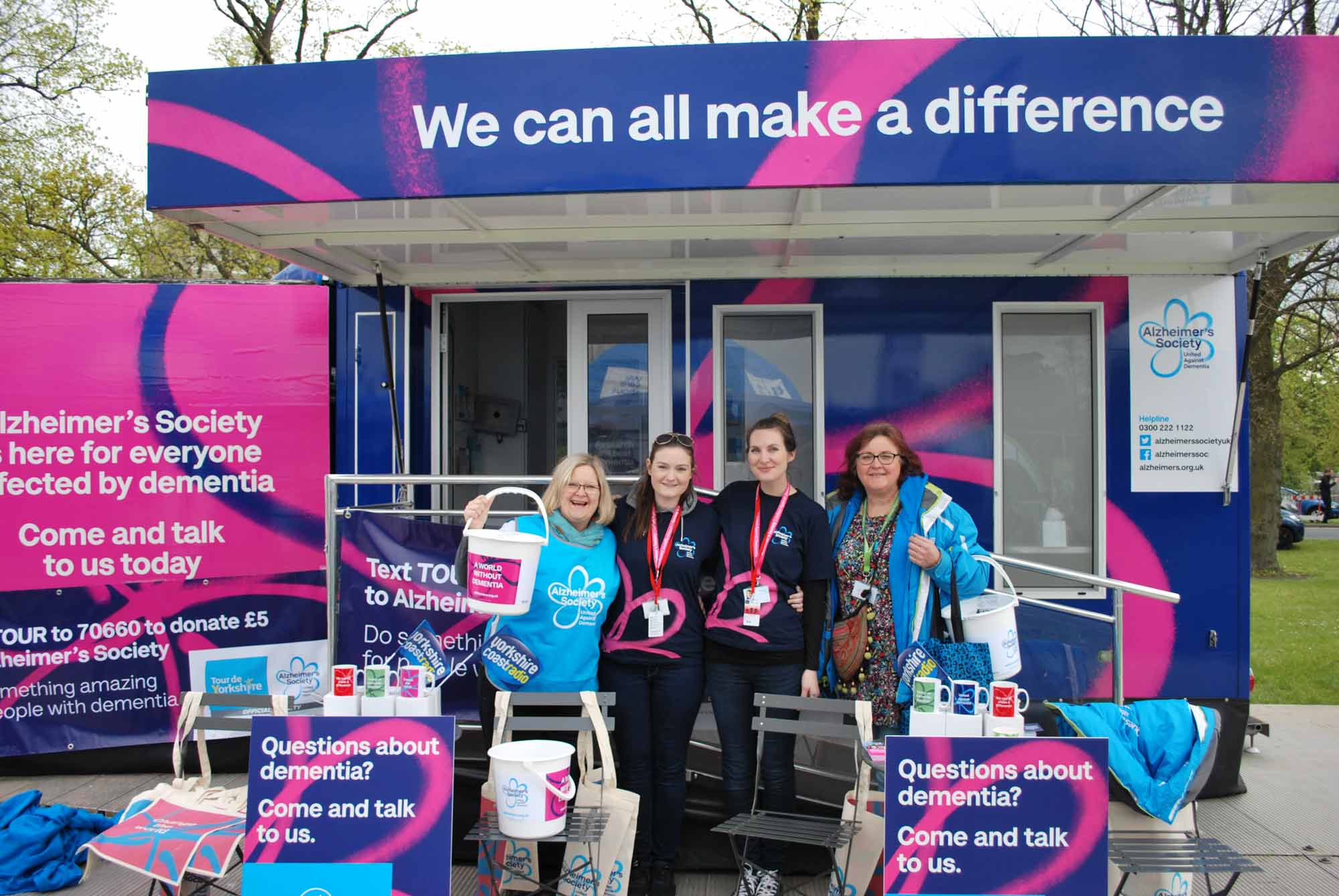 Alzheimer’s Society Roadshow visits Harrogate this Dementia Action Week