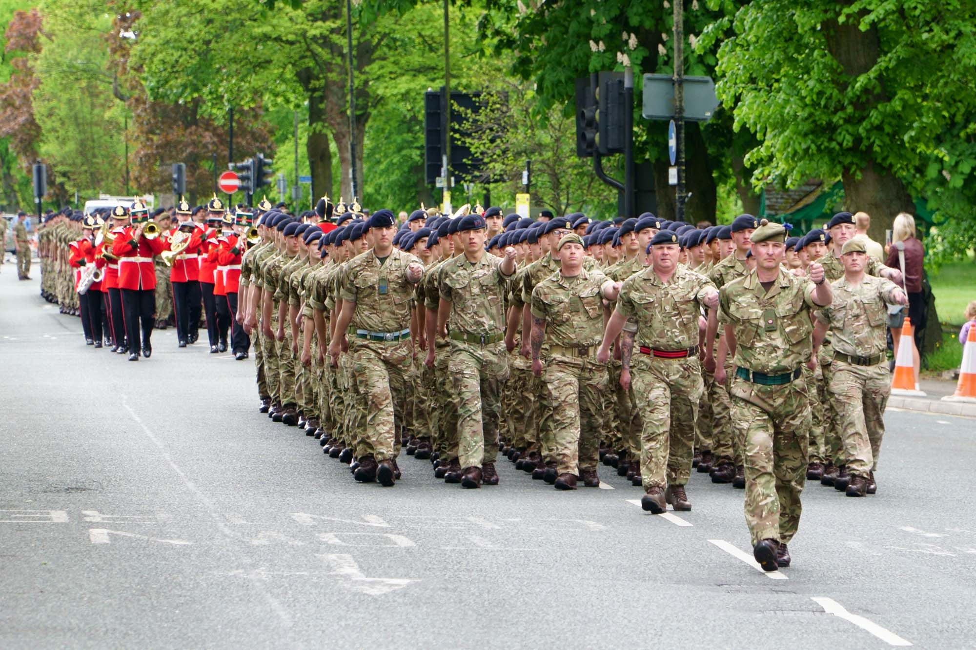 Junior soldiers exercise Freedom of Harrogate