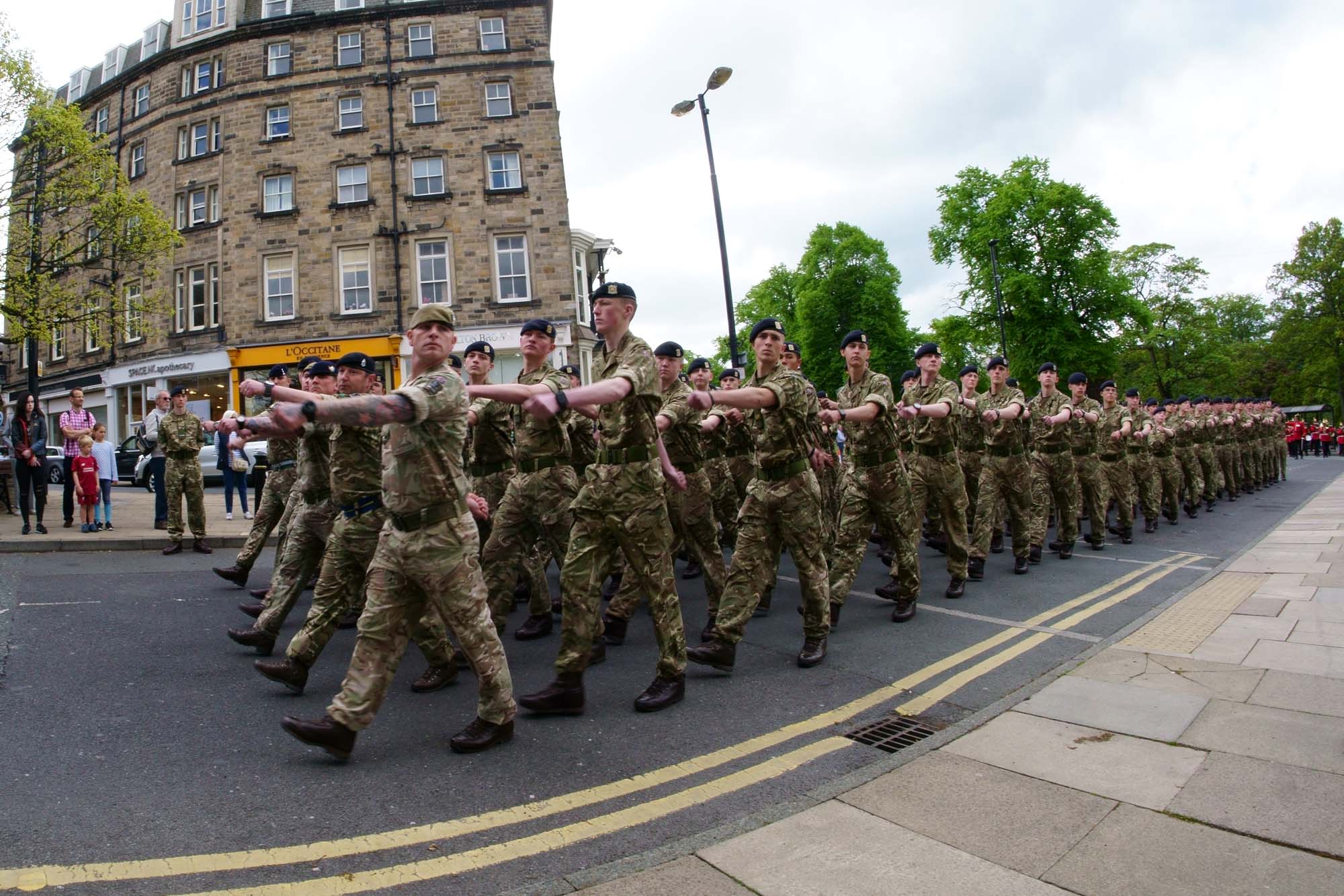 Junior soldiers exercise Freedom of Harrogate