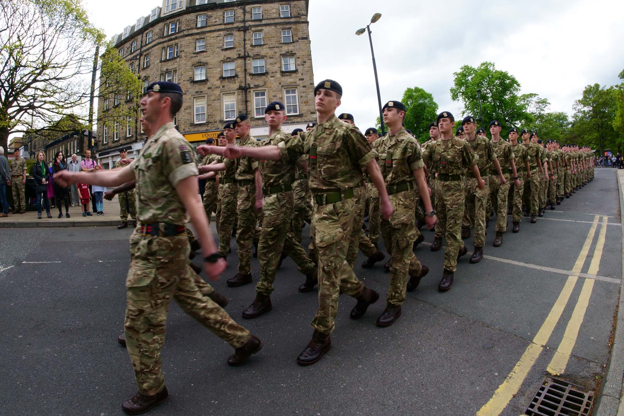 Junior soldiers exercise Freedom of Harrogate