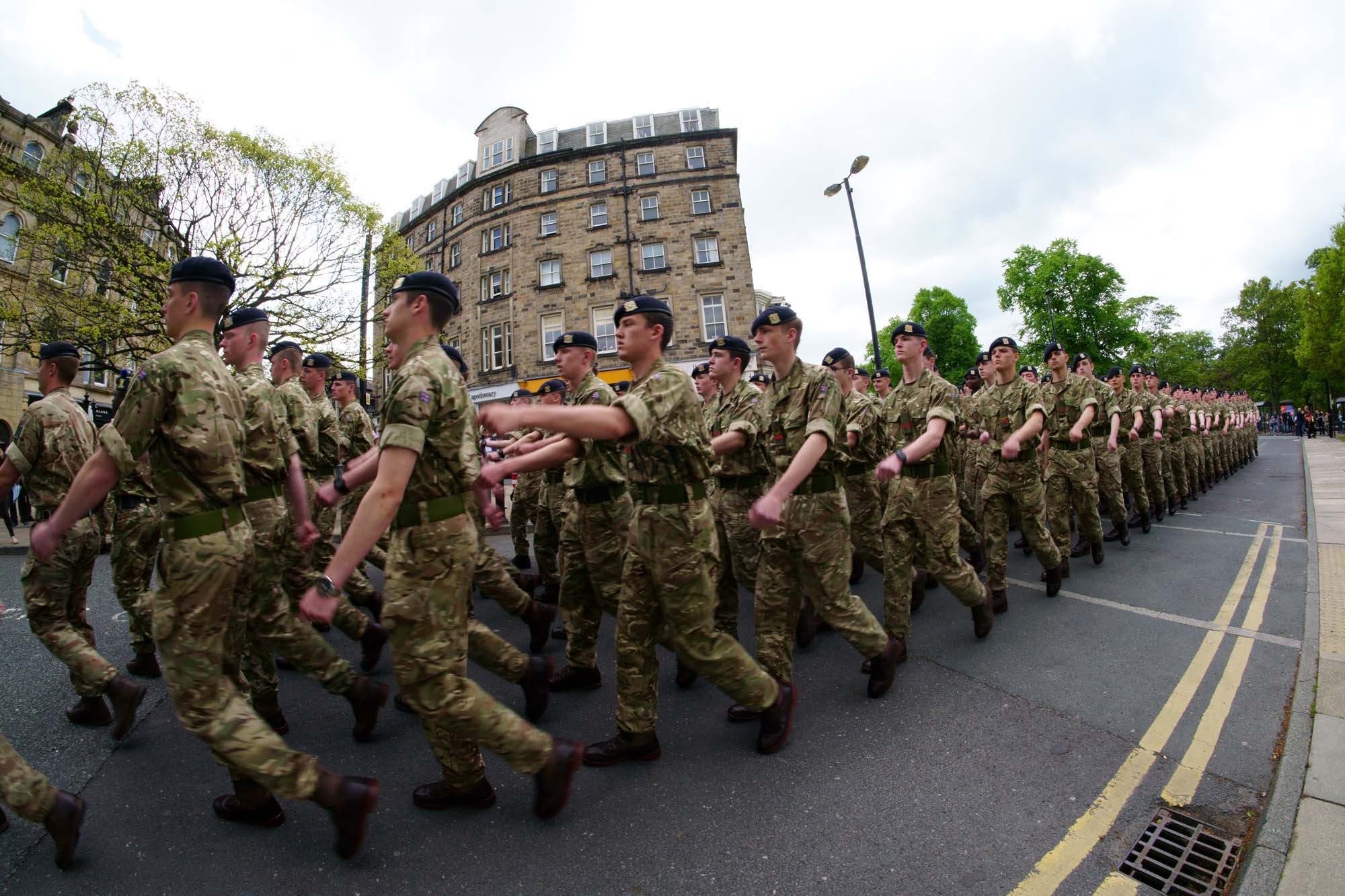 Junior soldiers exercise Freedom of Harrogate