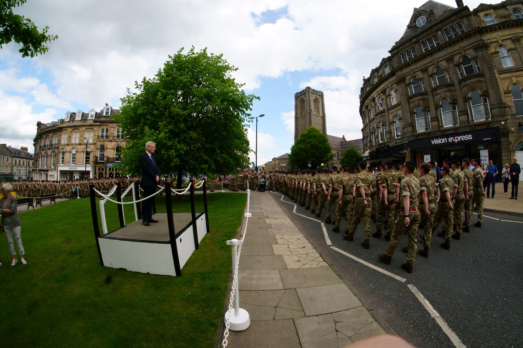 Junior soldiers exercise Freedom of Harrogate