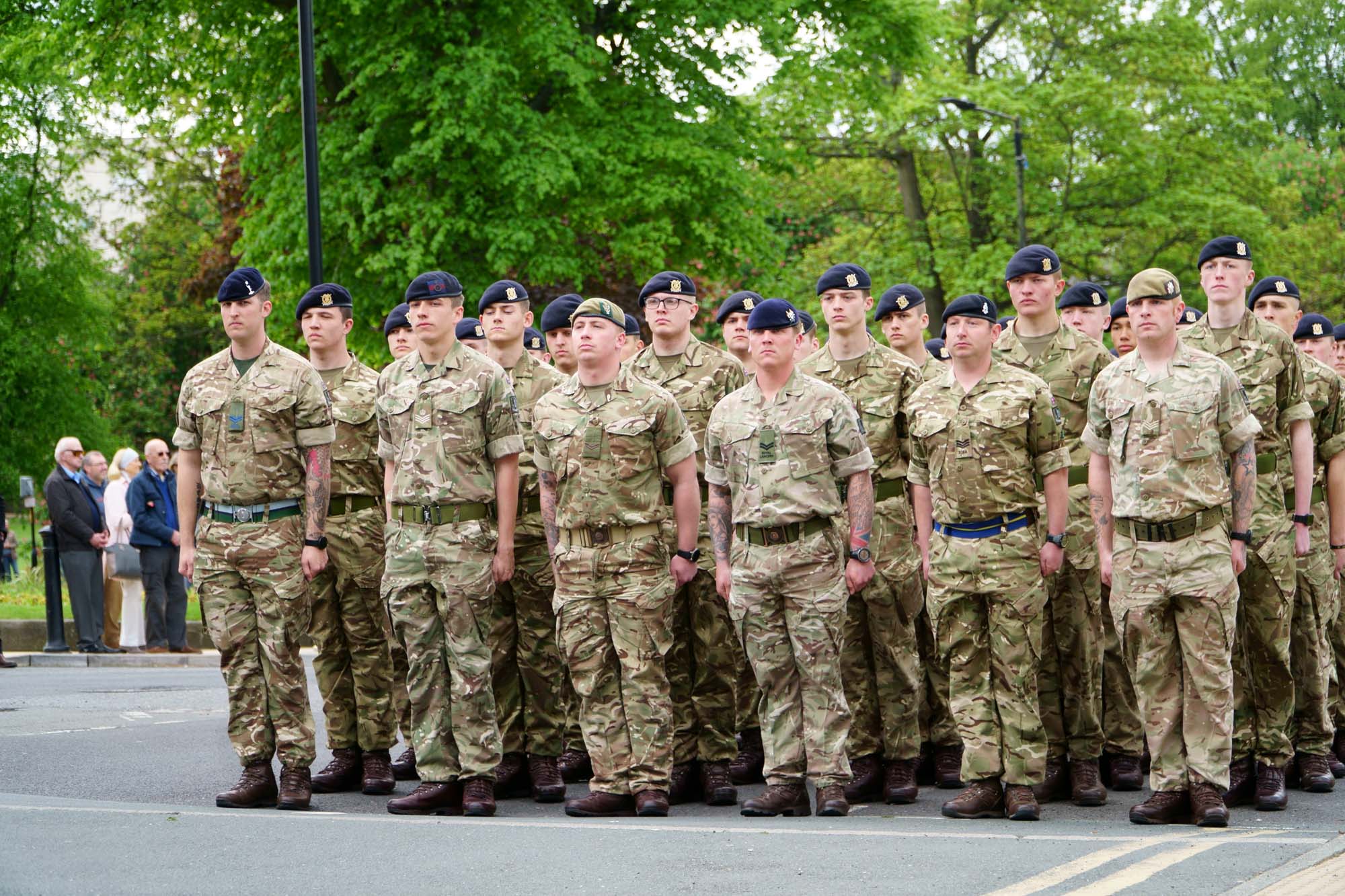 Junior soldiers exercise Freedom of Harrogate