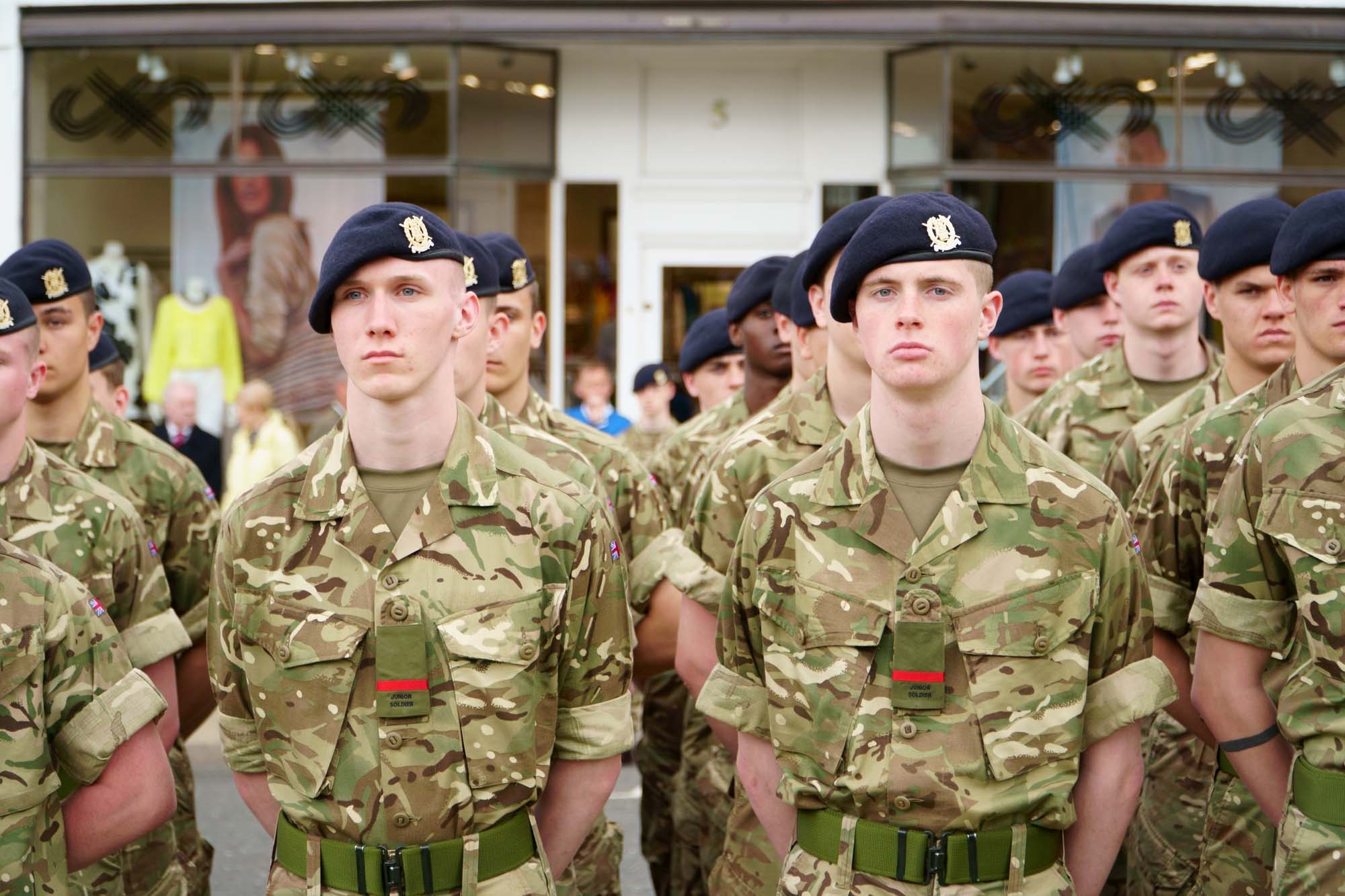 Junior soldiers exercise Freedom of Harrogate