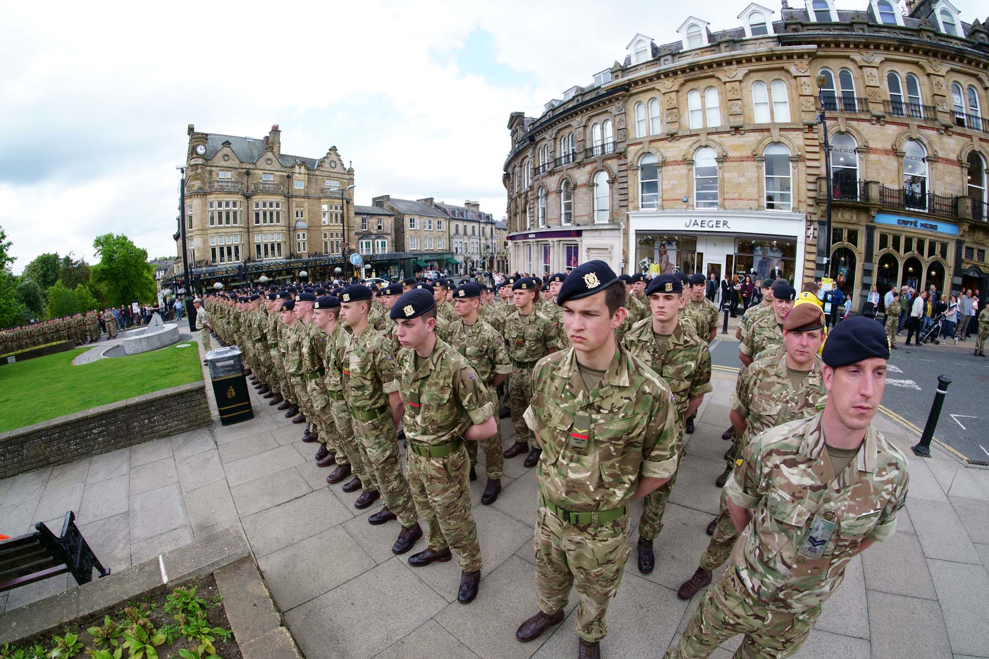 Junior soldiers exercise Freedom of Harrogate