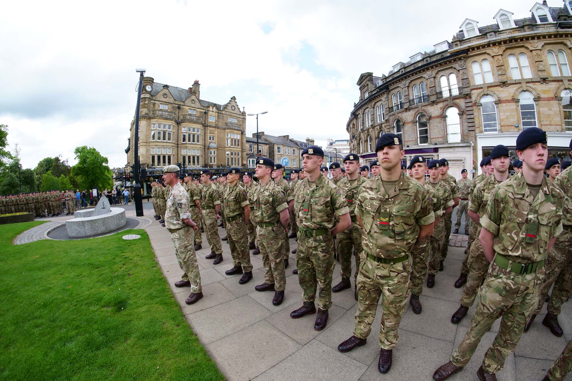 Junior soldiers exercise Freedom of Harrogate