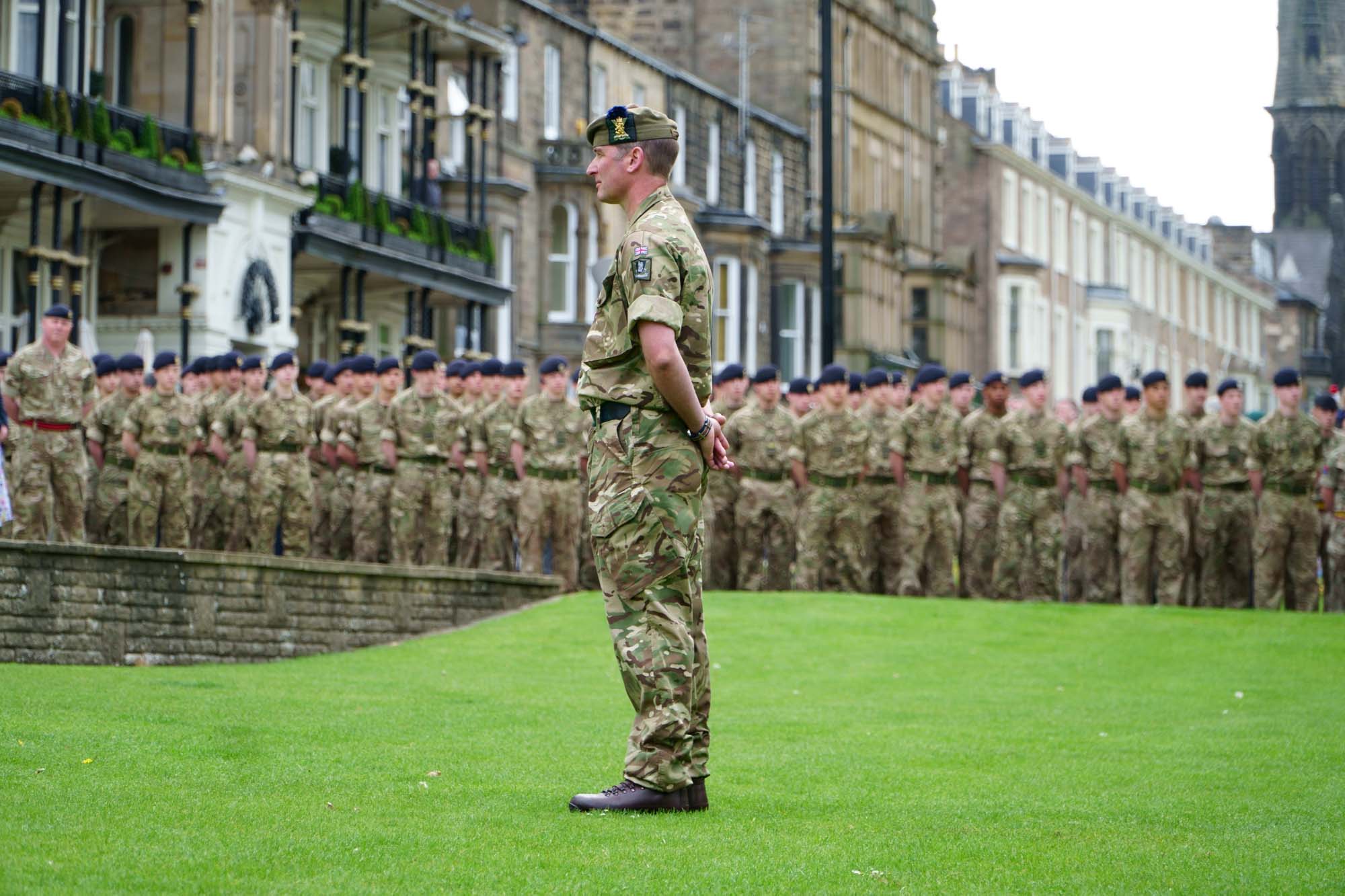 Junior soldiers exercise Freedom of Harrogate