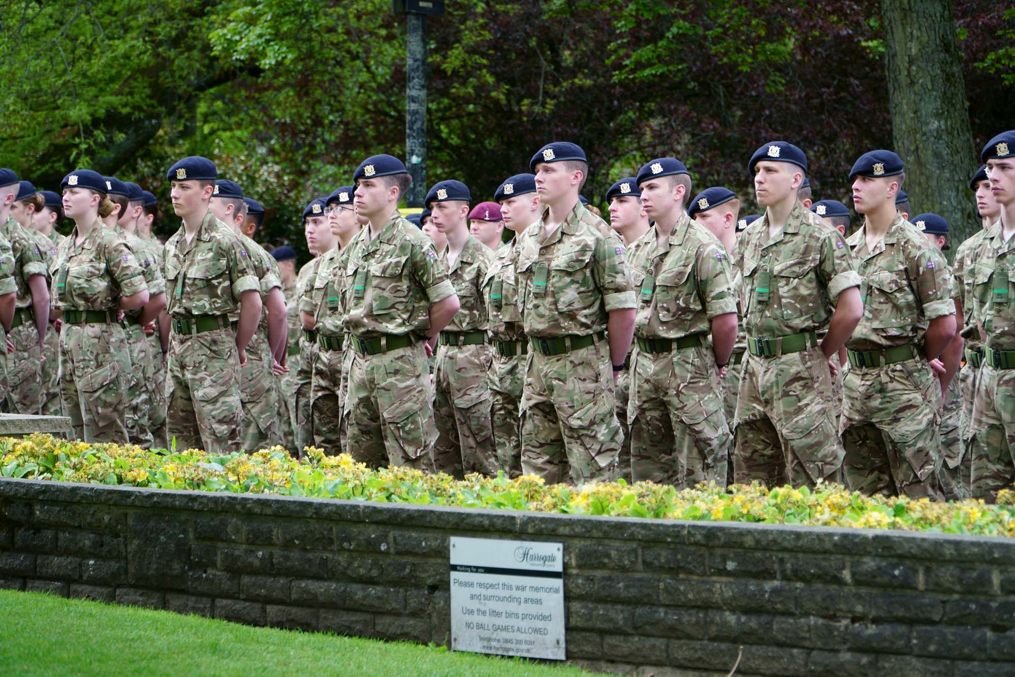 Junior soldiers exercise Freedom of Harrogate