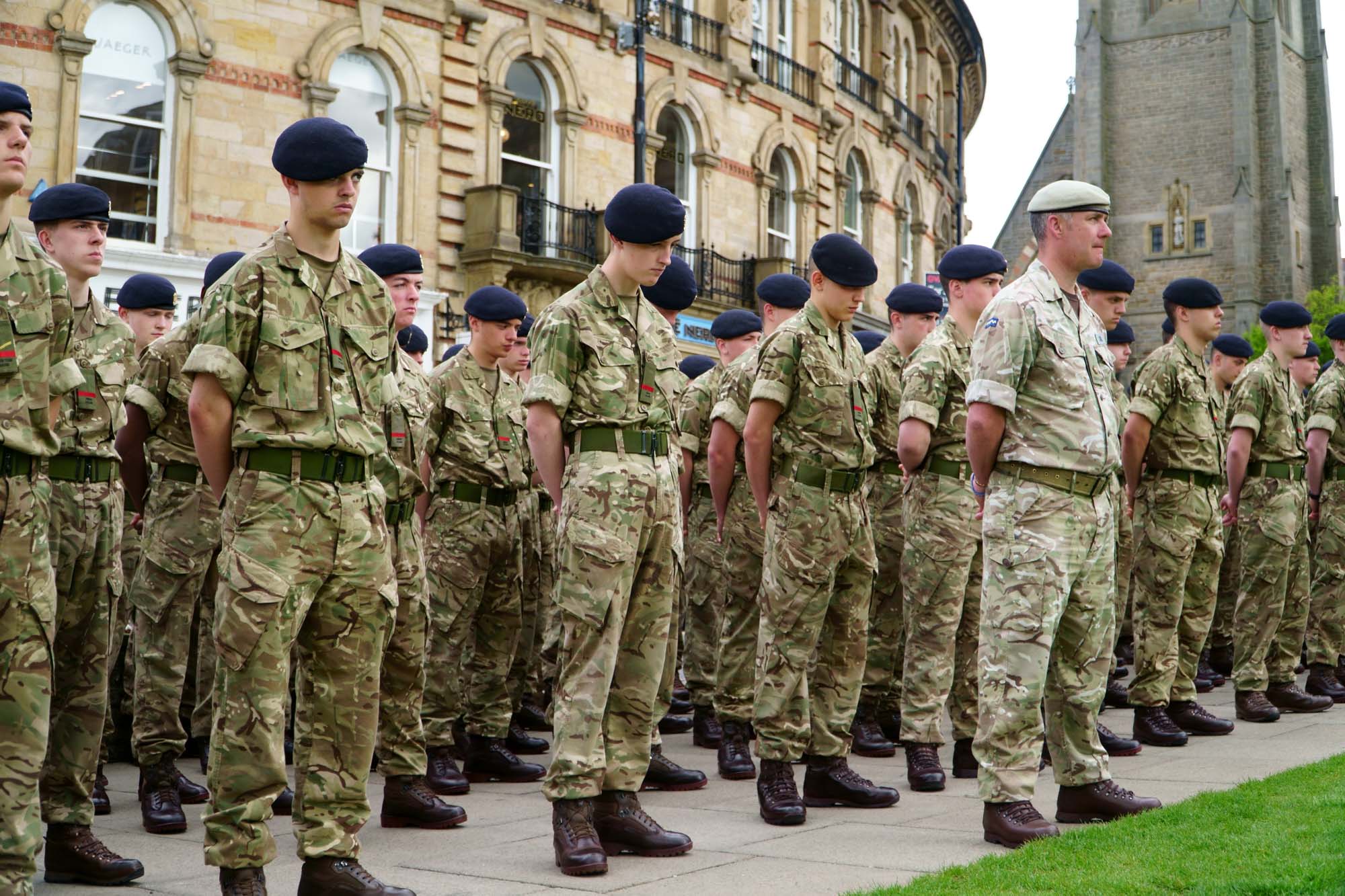 Junior soldiers exercise Freedom of Harrogate