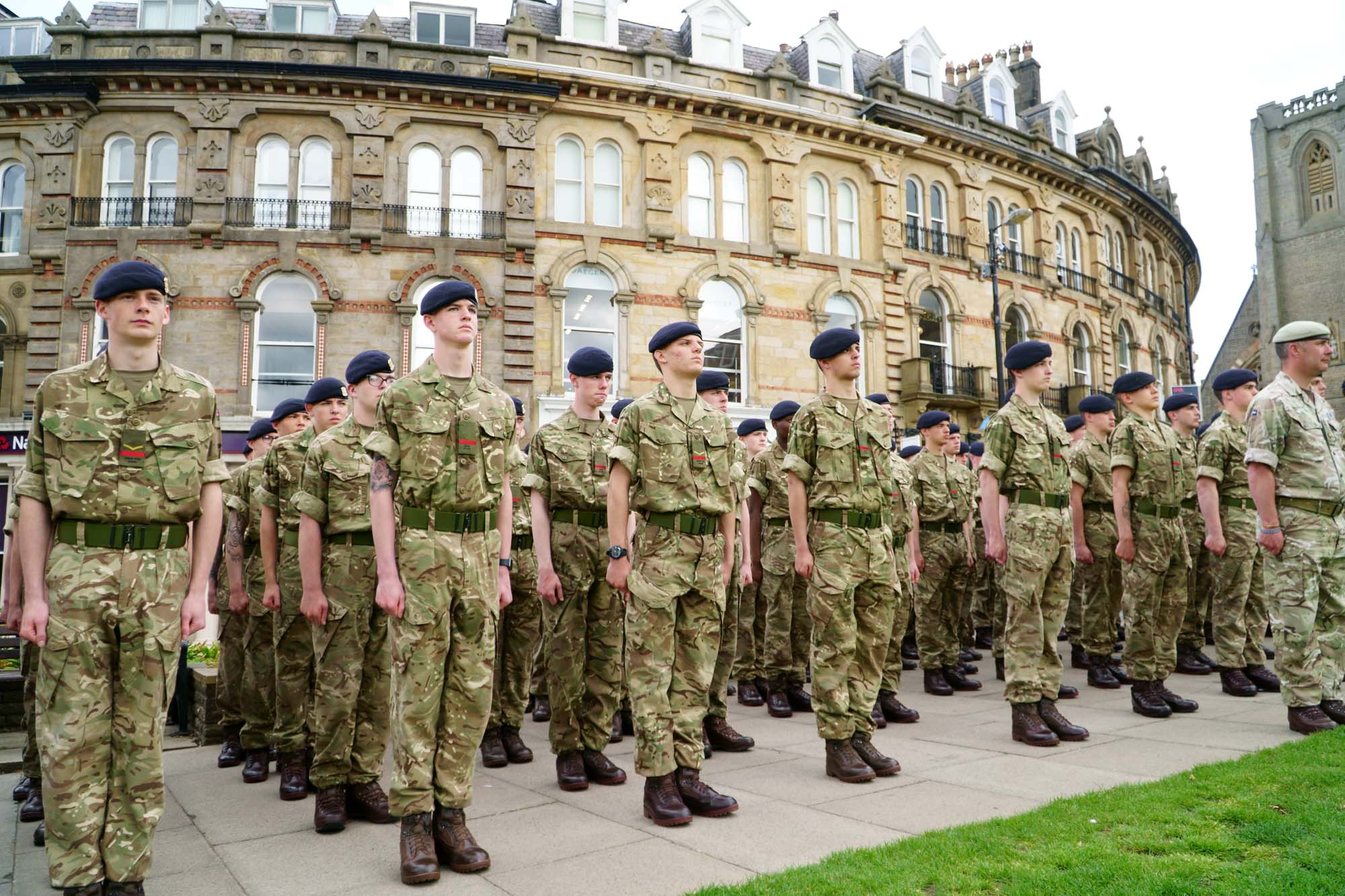 Junior soldiers exercise Freedom of Harrogate