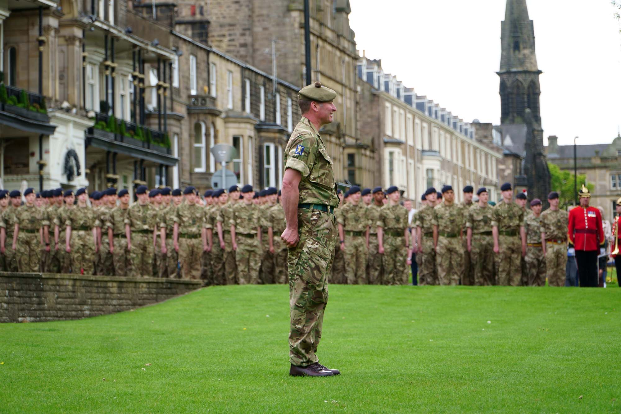 Junior soldiers exercise Freedom of Harrogate