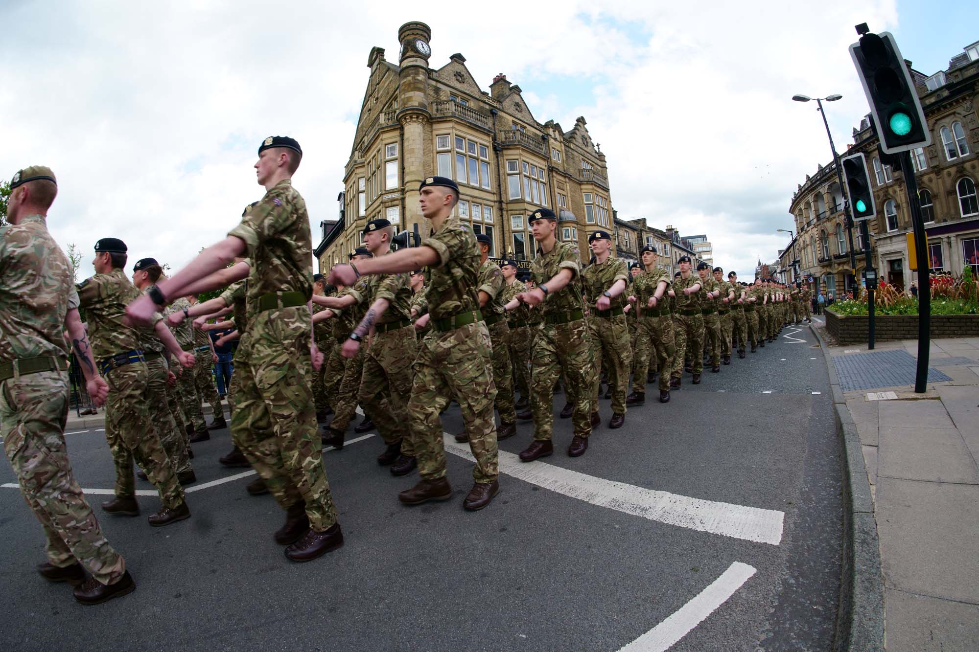 Junior soldiers exercise Freedom of Harrogate