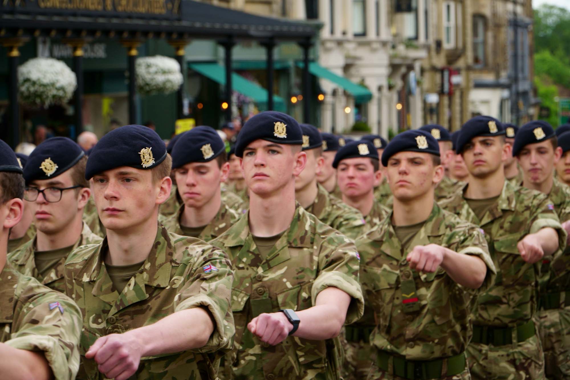 Junior soldiers exercise Freedom of Harrogate