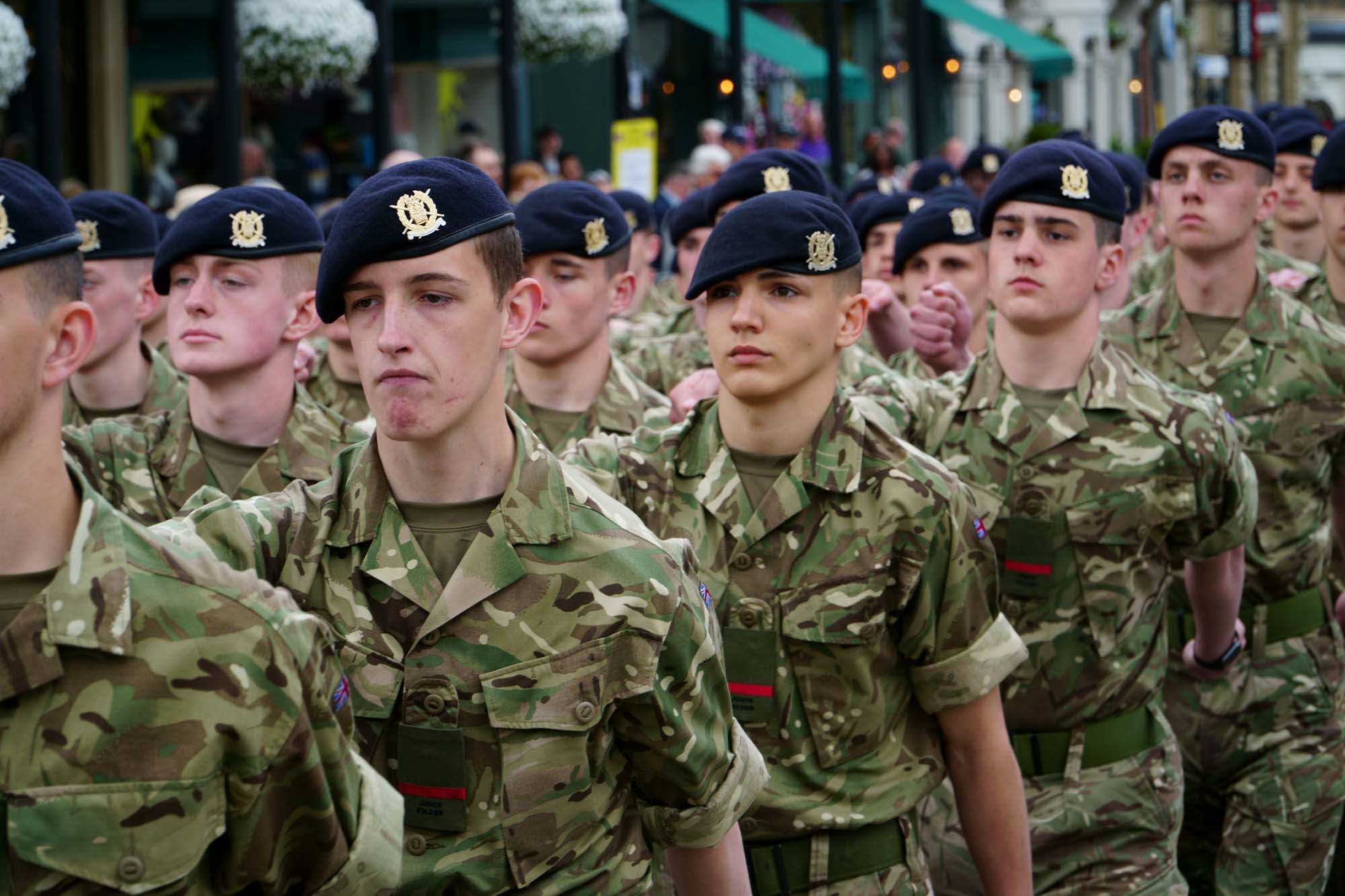 Junior soldiers exercise Freedom of Harrogate