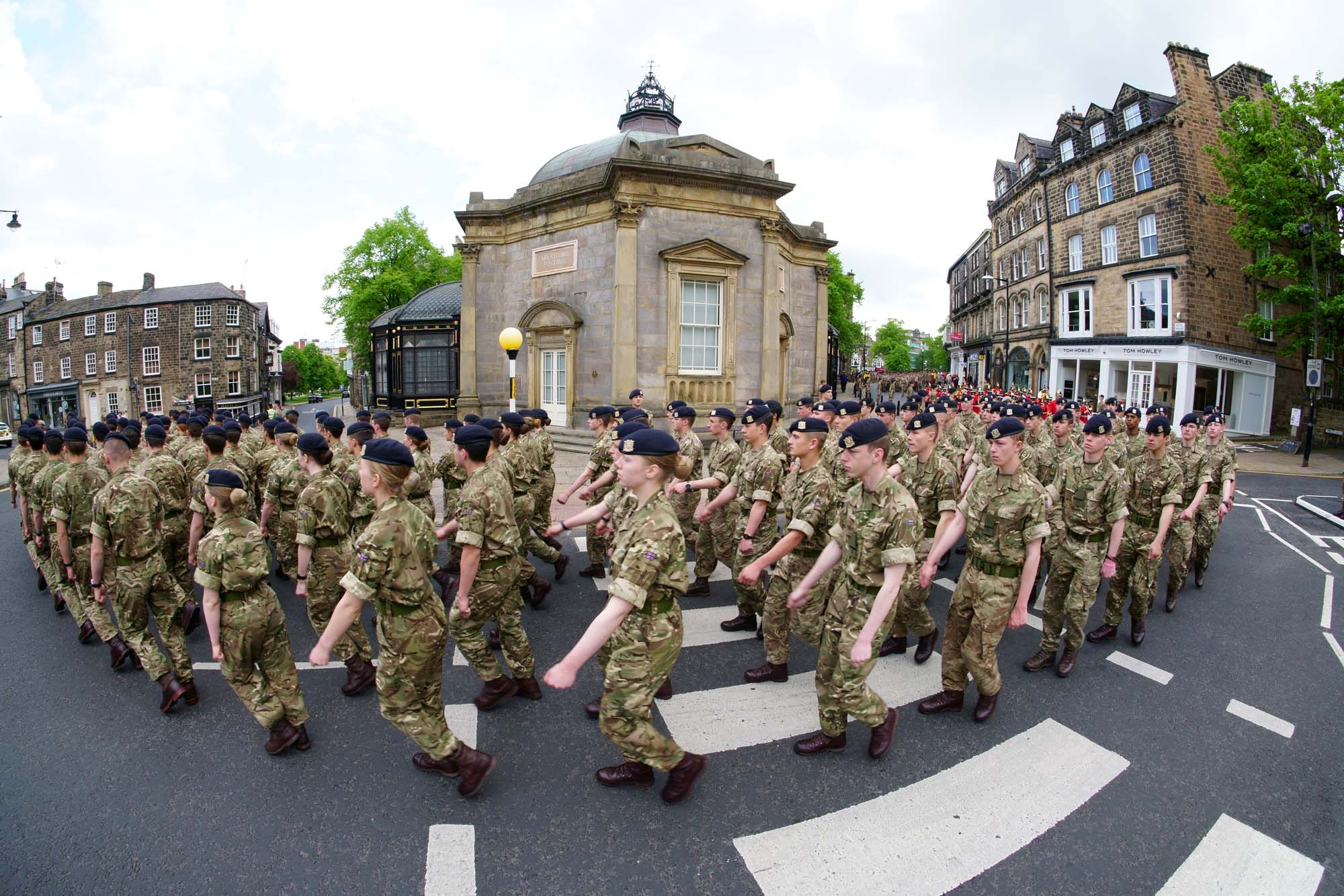 Junior soldiers exercise Freedom of Harrogate