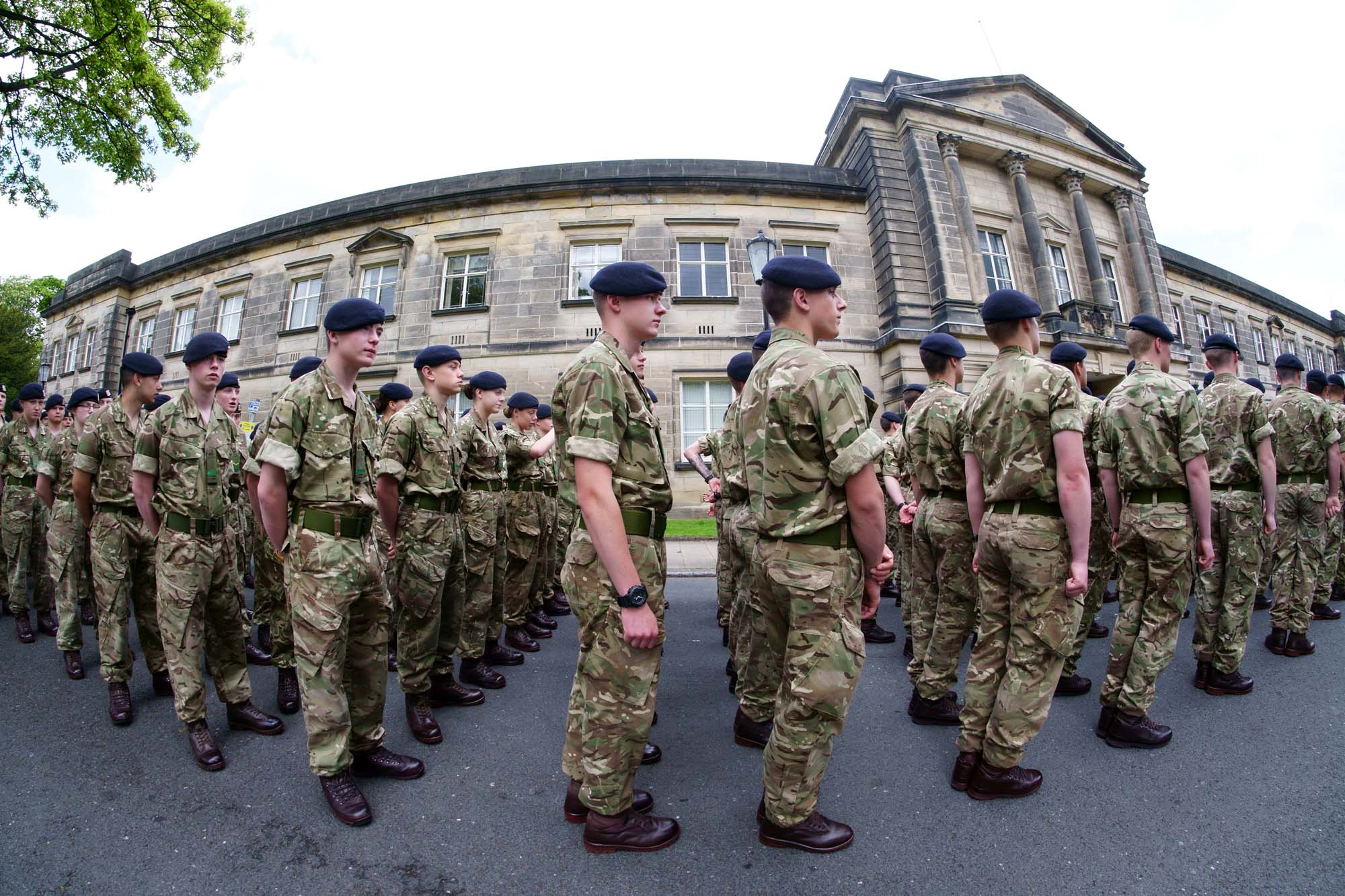 Junior soldiers exercise Freedom of Harrogate