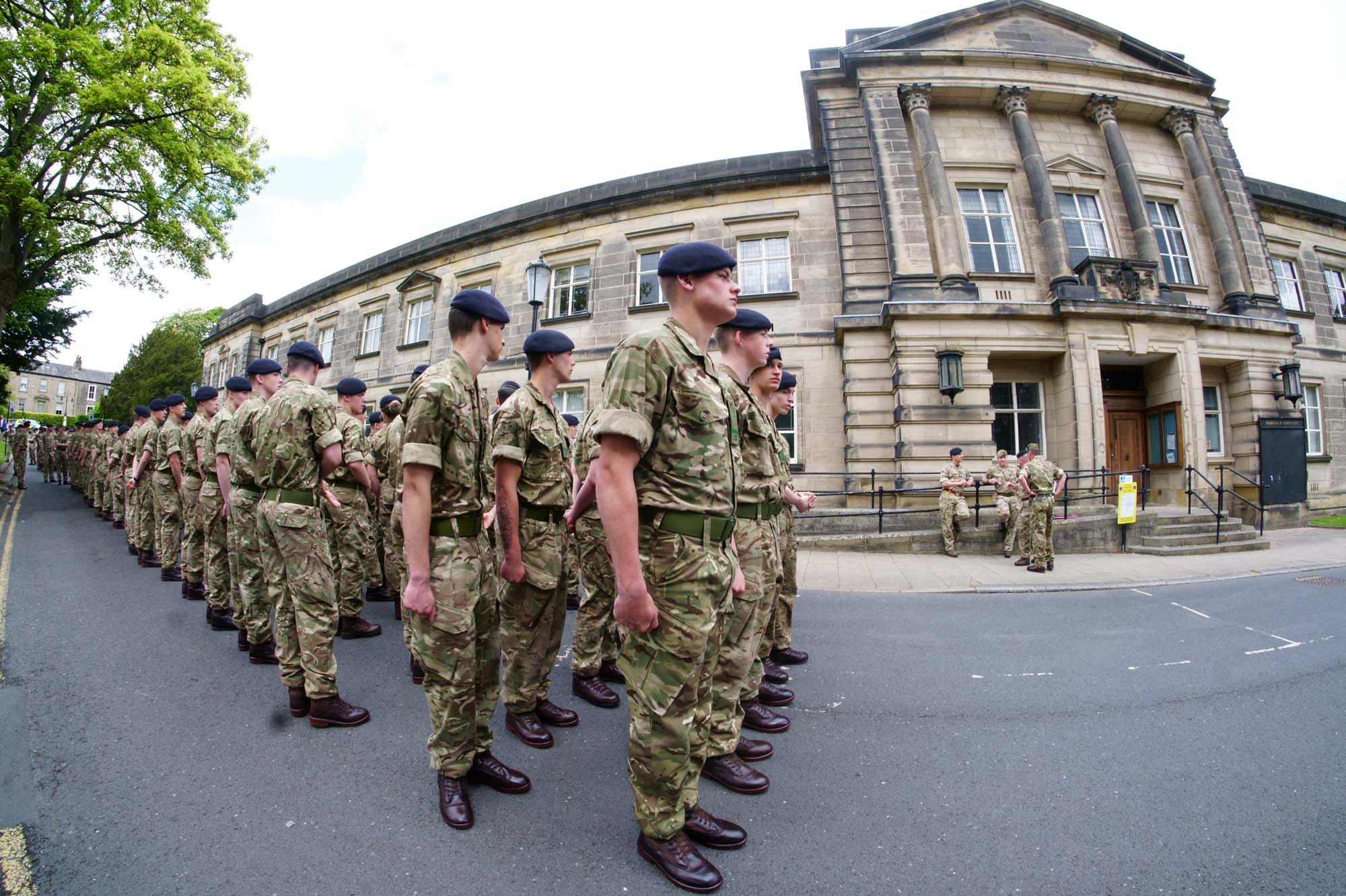 Junior soldiers exercise Freedom of Harrogate