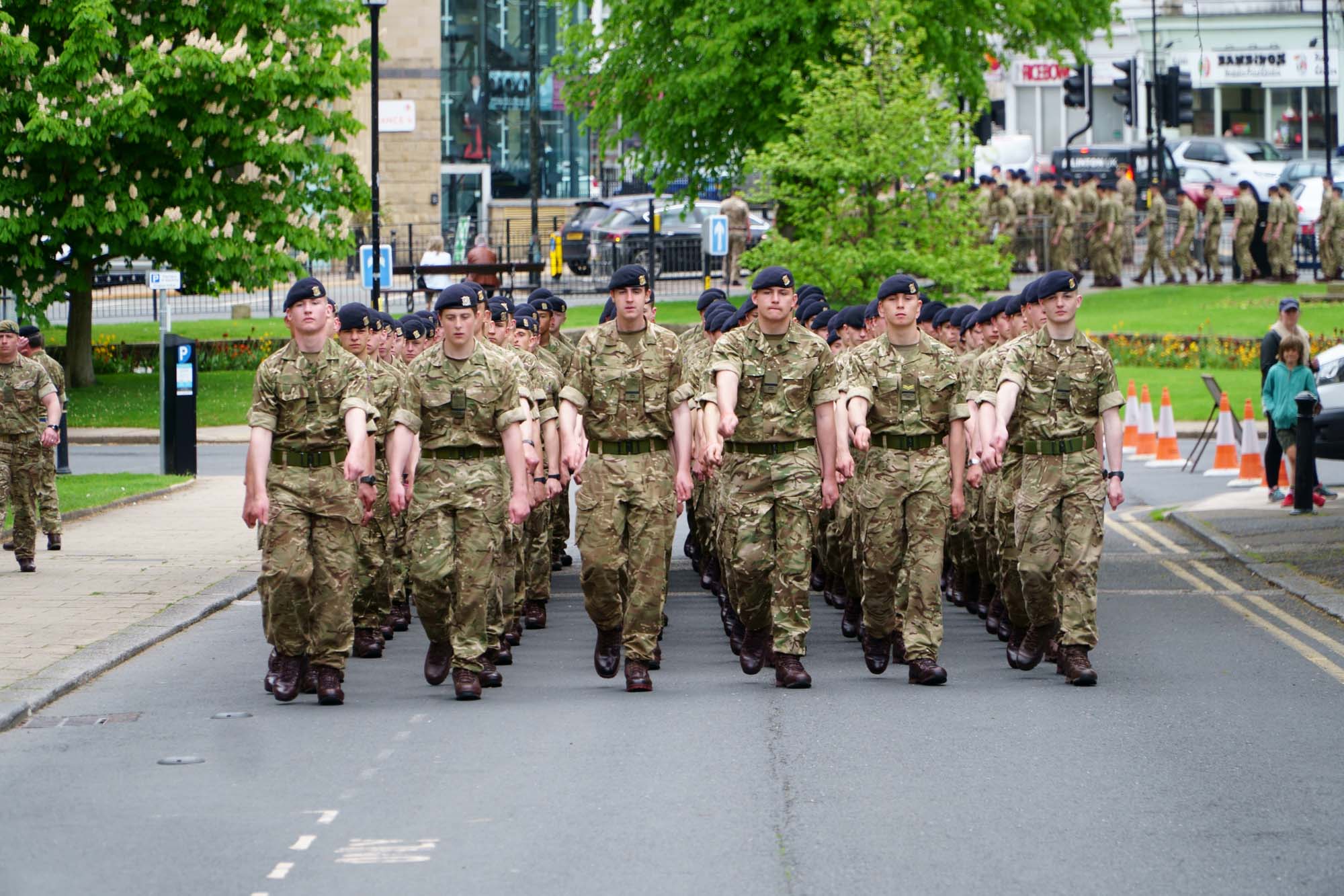 Junior soldiers exercise Freedom of Harrogate