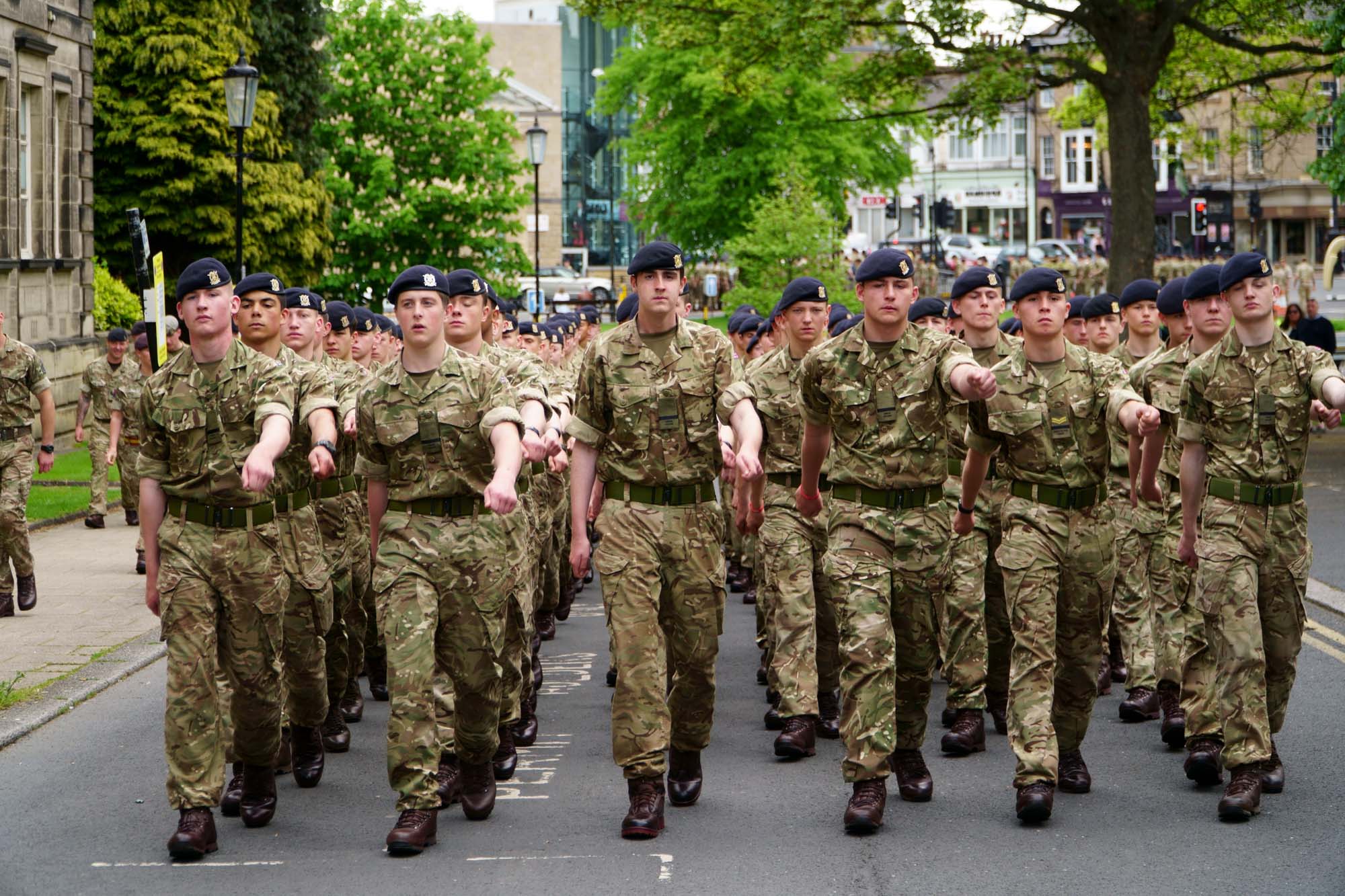 Junior soldiers exercise Freedom of Harrogate