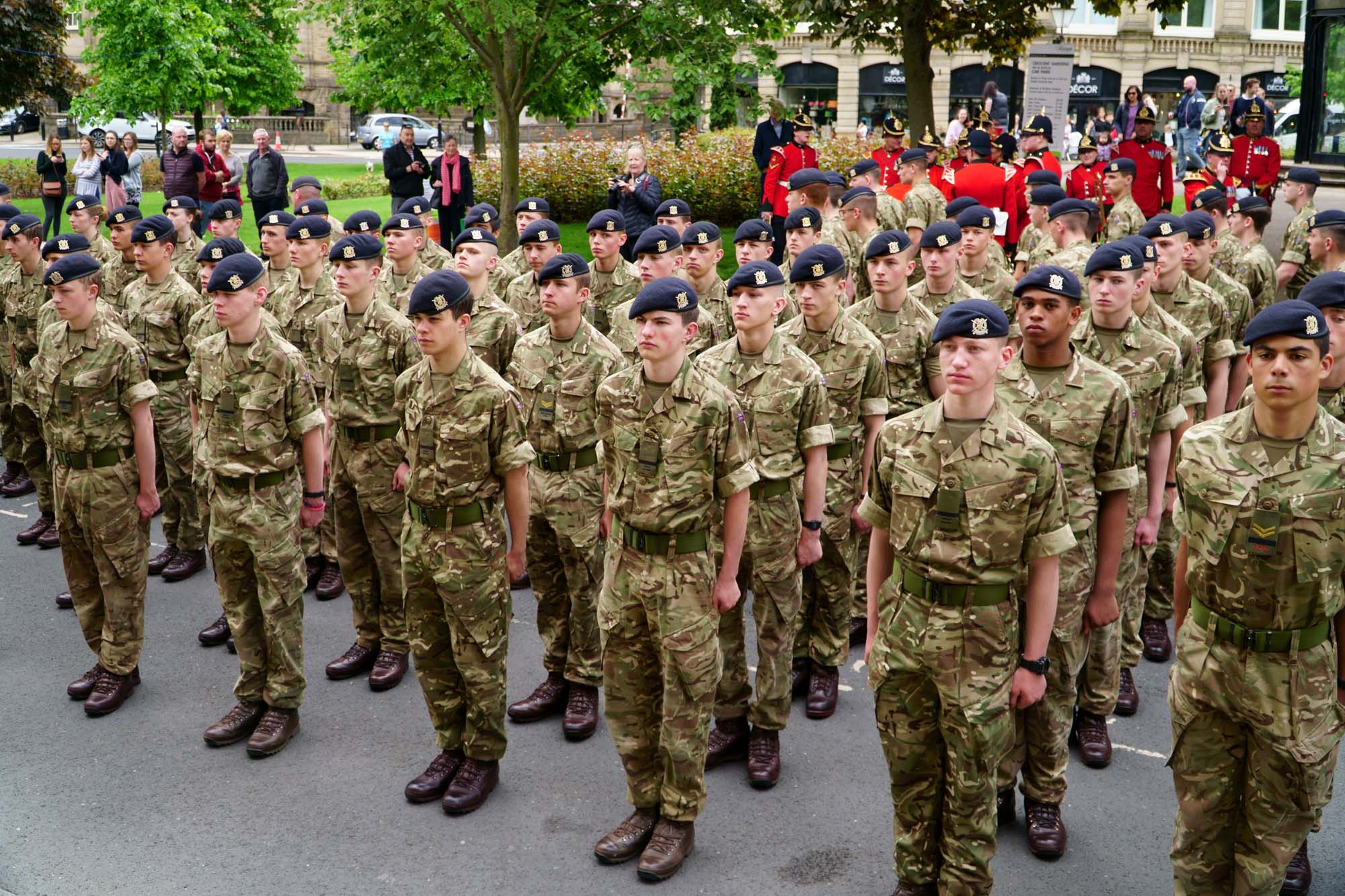 Junior soldiers exercise Freedom of Harrogate