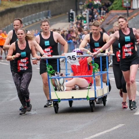 Great Knaresborough Bed Race 2019