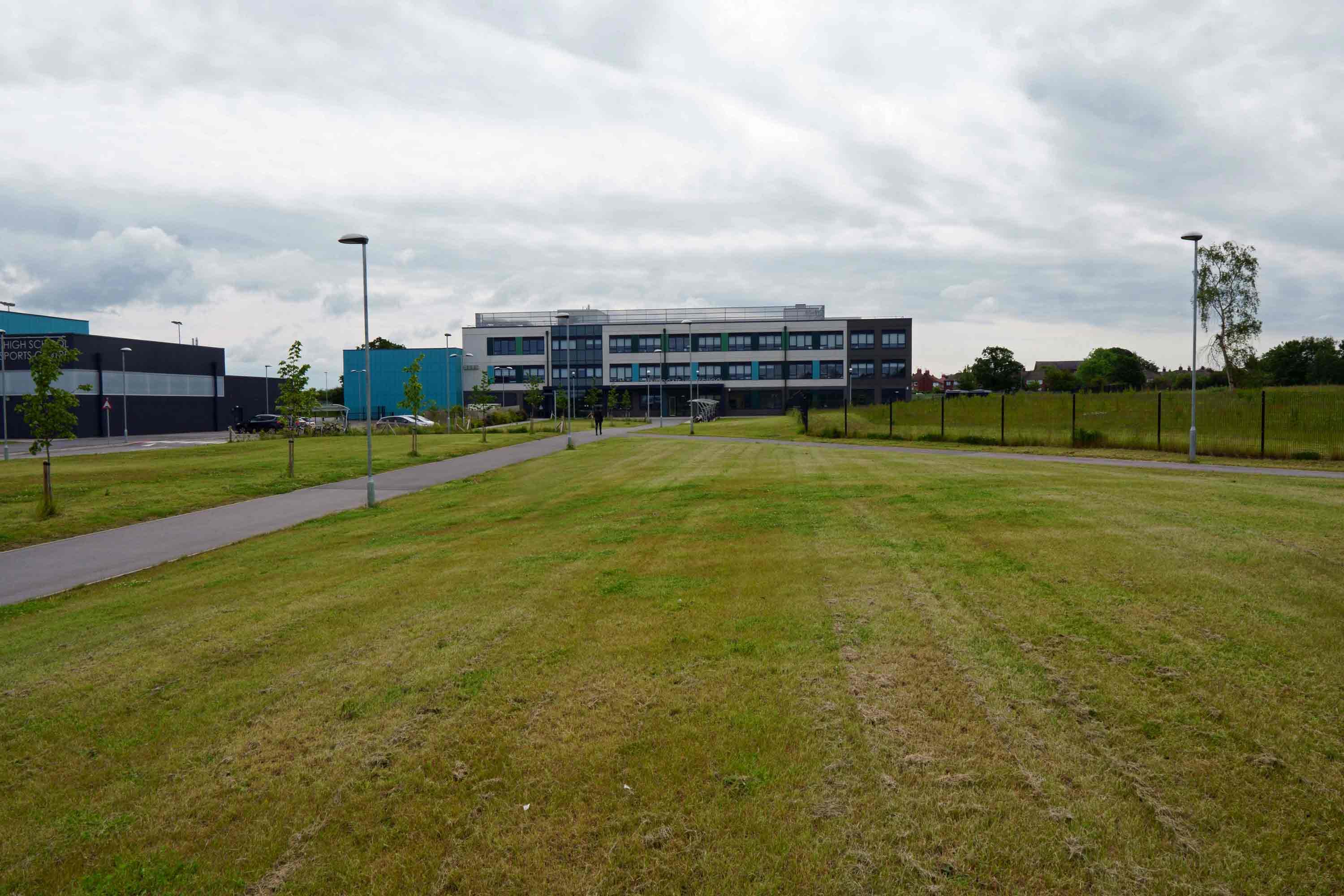 Harrogate High School - the area where the art installation will be sited