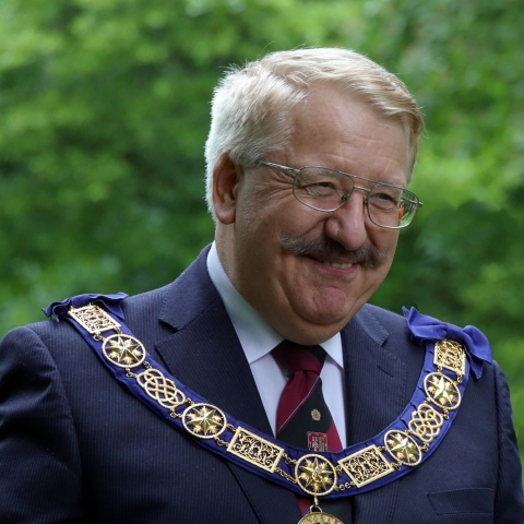 David S Pratt, the Provincial Grand Master of the Freemasons Province of Yorkshire West Riding