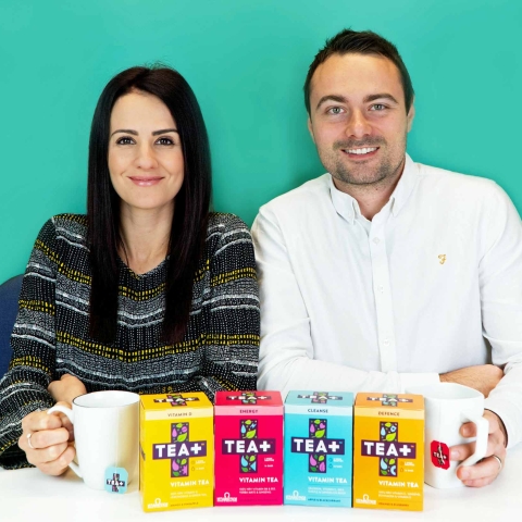 Jade and James Dawson, co-founders of TEA+