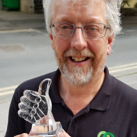 David Shaftoe, Open Country Chief Officer with the Good Access Scheme award