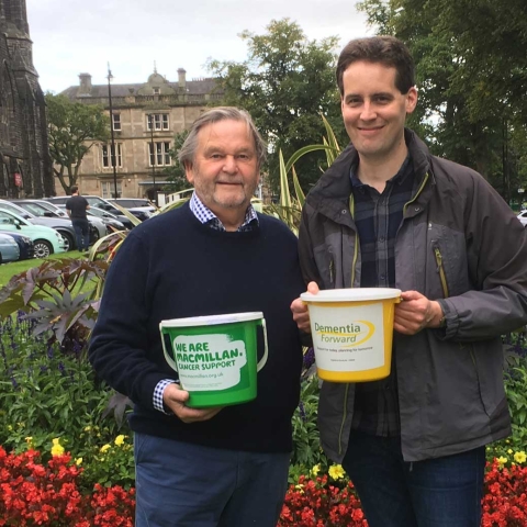 Alan Williams and Patrick Dunlop are going to walk all 109 miles of the Cleveland Way, setting off from Helmsley on Saturday 31 August and finishing in Filey on Sunday 8 September.
