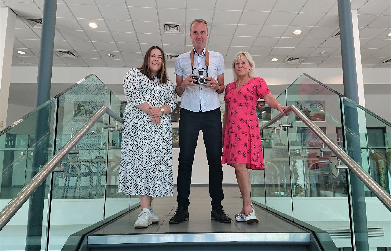 Photo North Festival organisers Georgia Pick, Peter Dench and Sharon Price