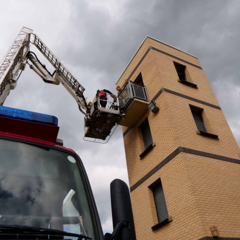 Harrogate Fire Station - rescue from the tower
