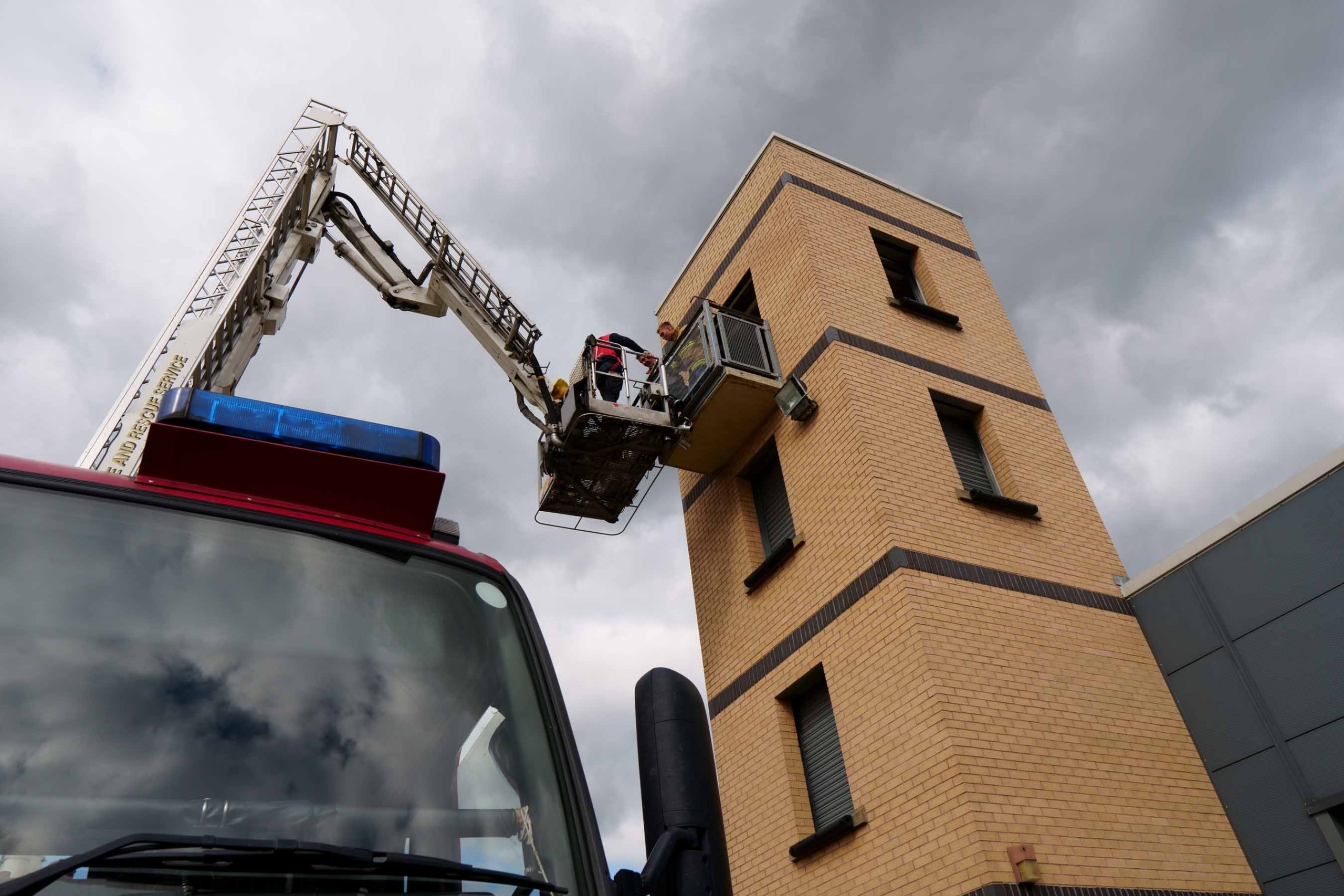 Harrogate Fire Station - rescue from the tower